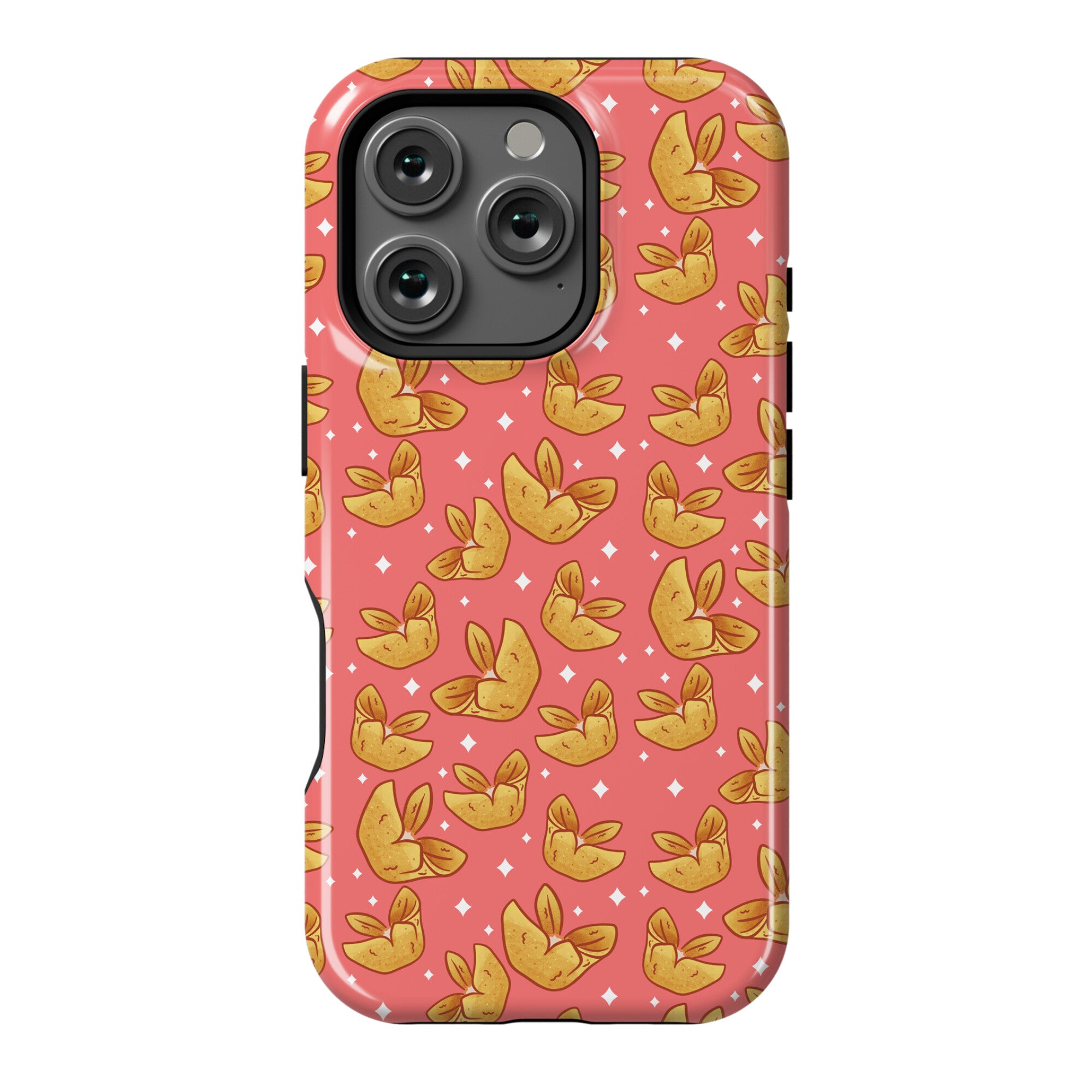 Crab Rangoons Pattern Red Phone Case