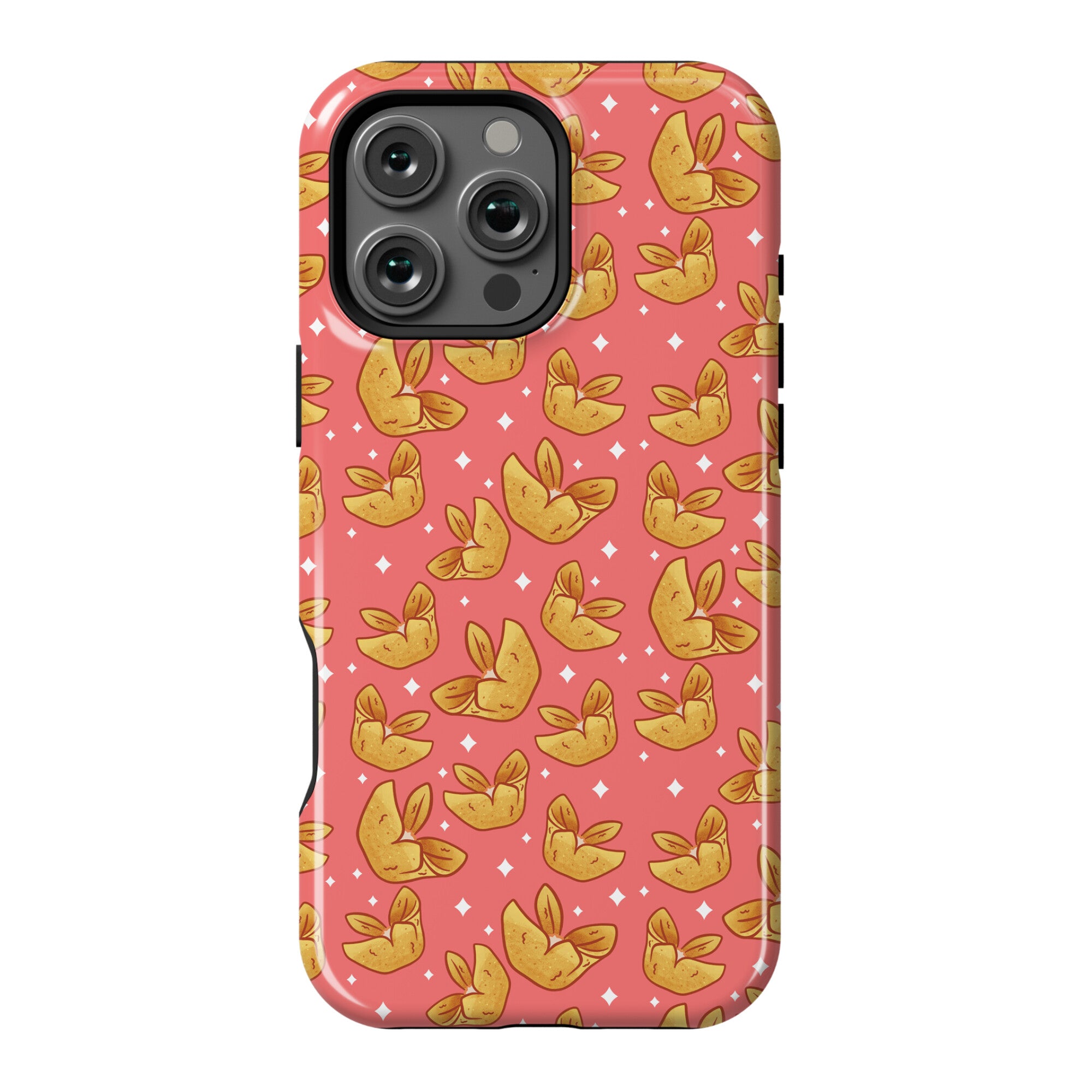 Crab Rangoons Pattern Red Phone Case