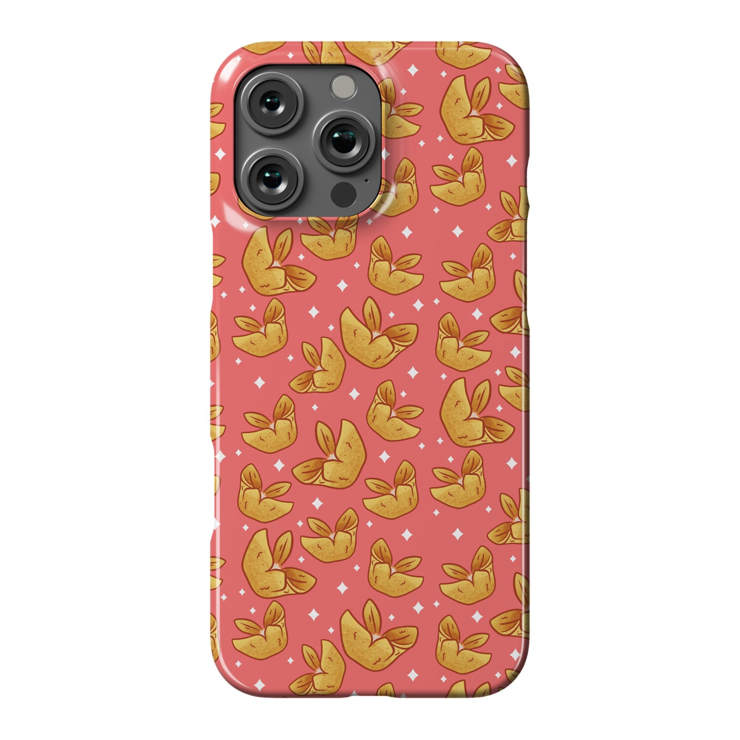 Crab Rangoons Pattern Red Phone Case