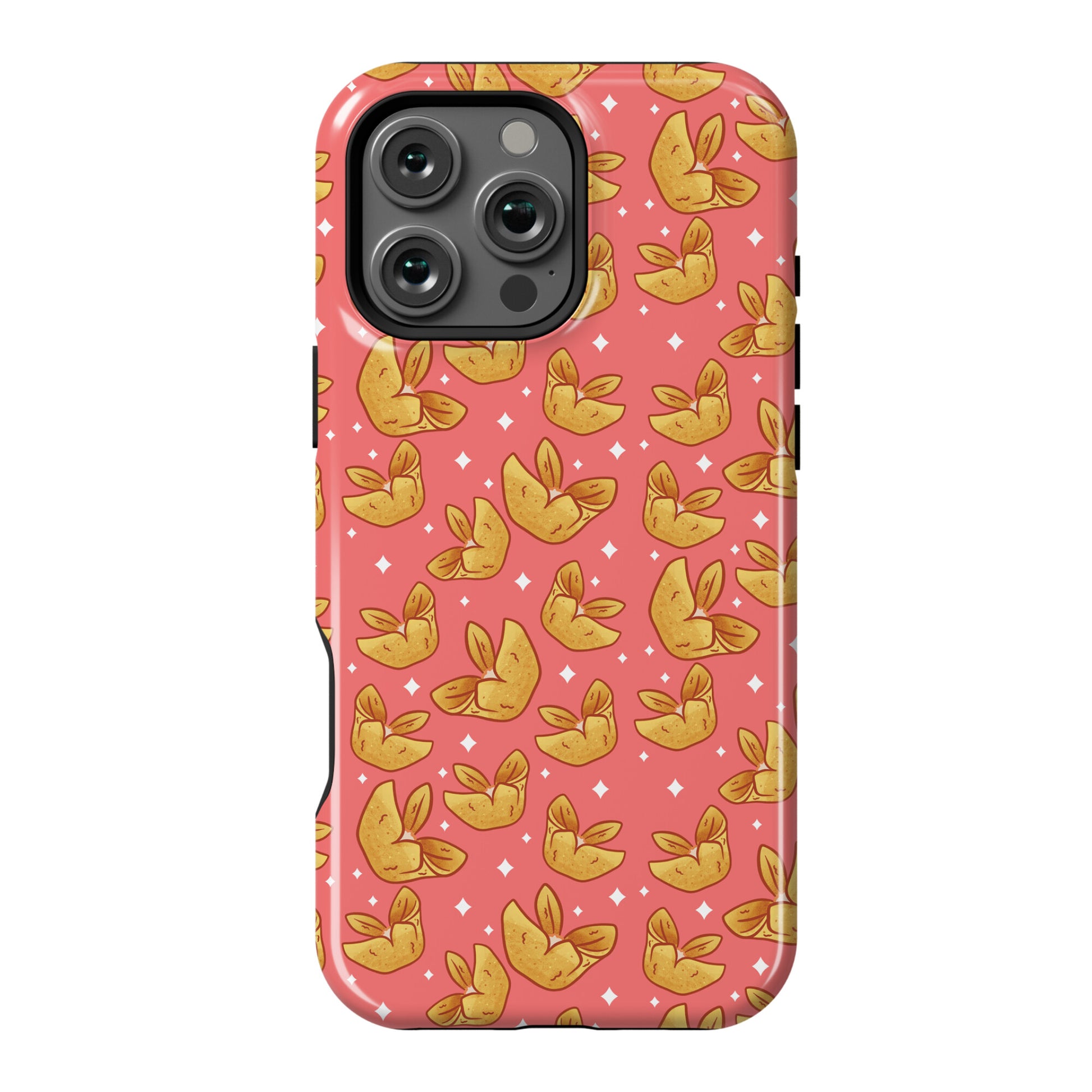 Crab Rangoons Pattern Red Phone Case