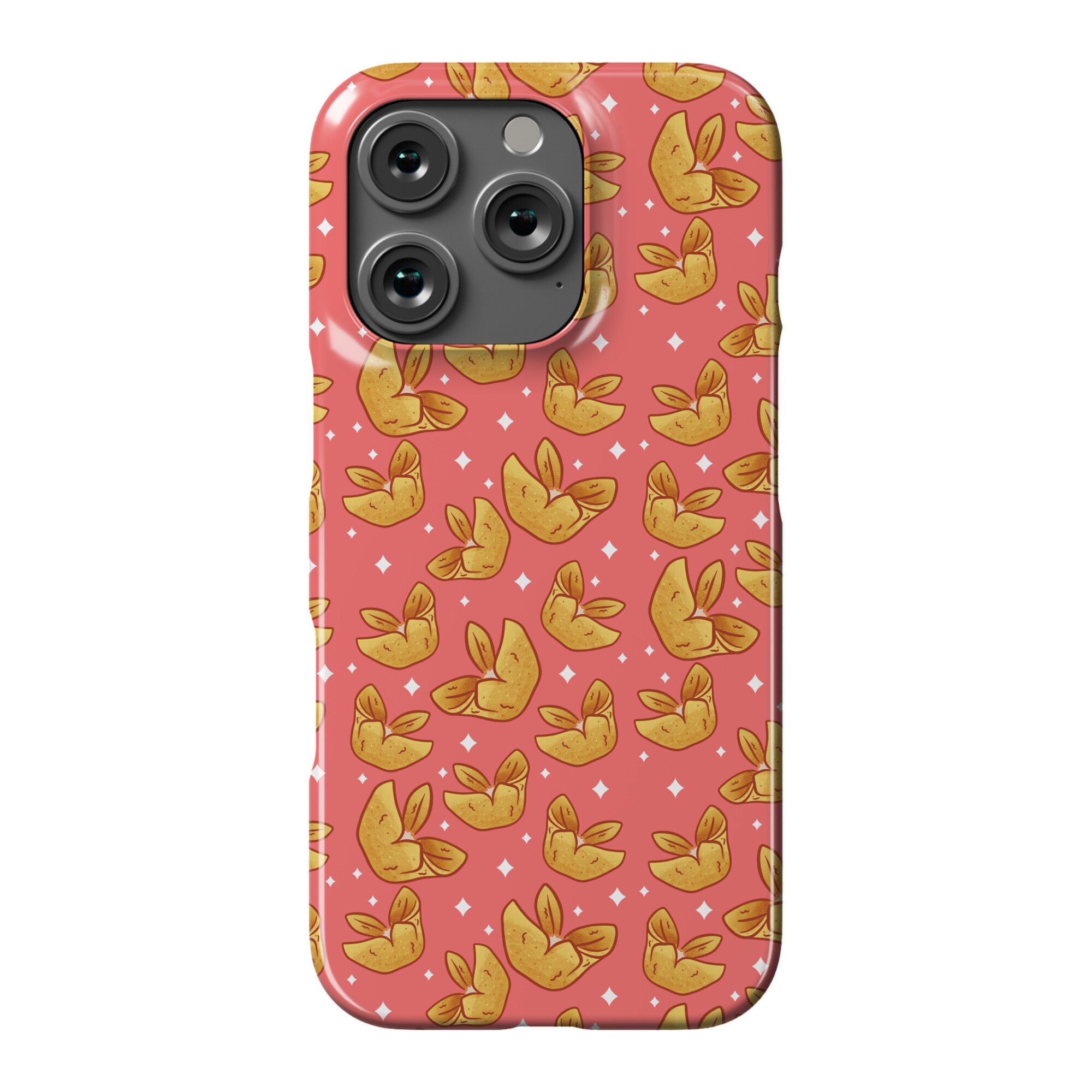 Crab Rangoons Pattern Red Phone Case