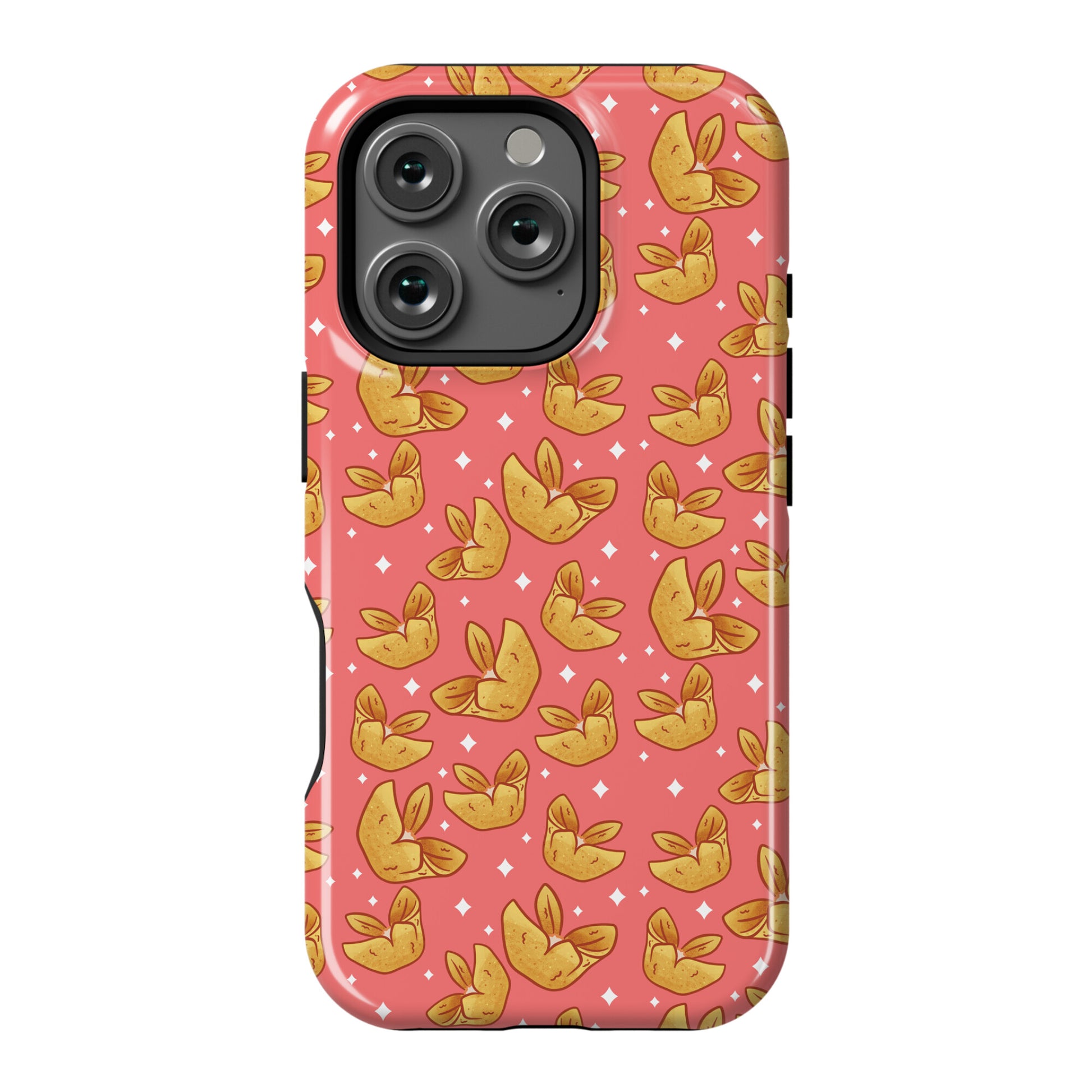 Crab Rangoons Pattern Red Phone Case