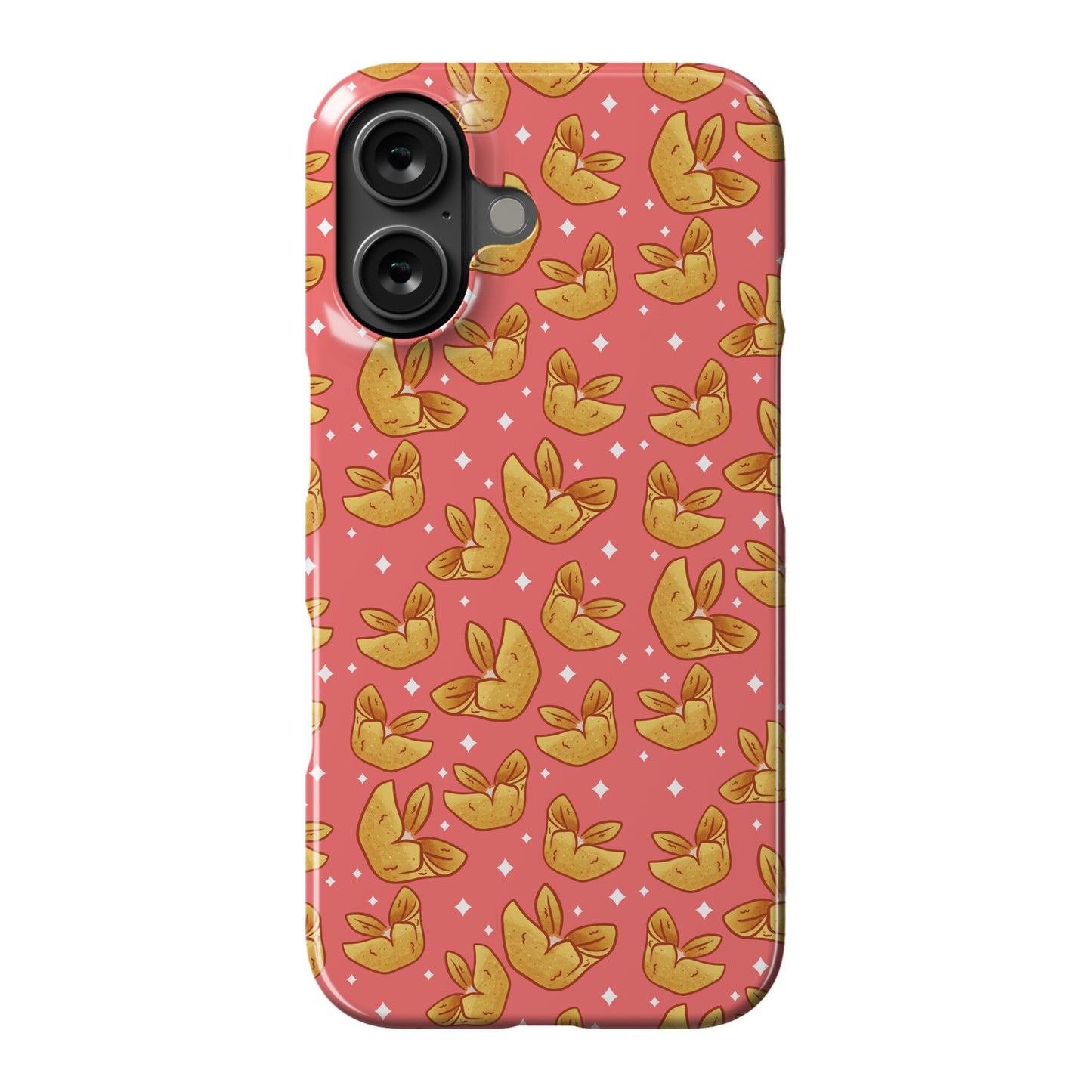 Crab Rangoons Pattern Red Phone Case