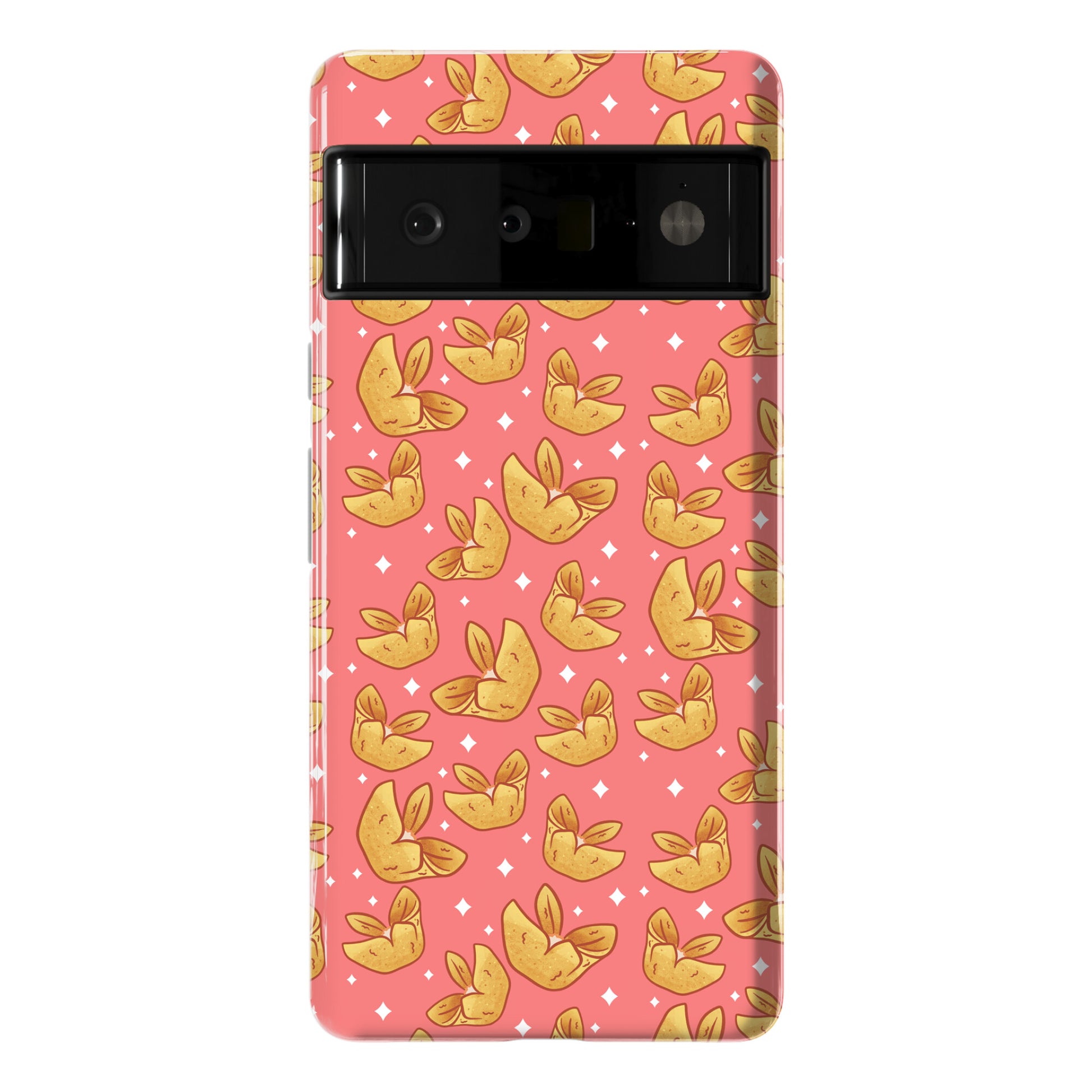 Crab Rangoons Pattern Red Phone Case