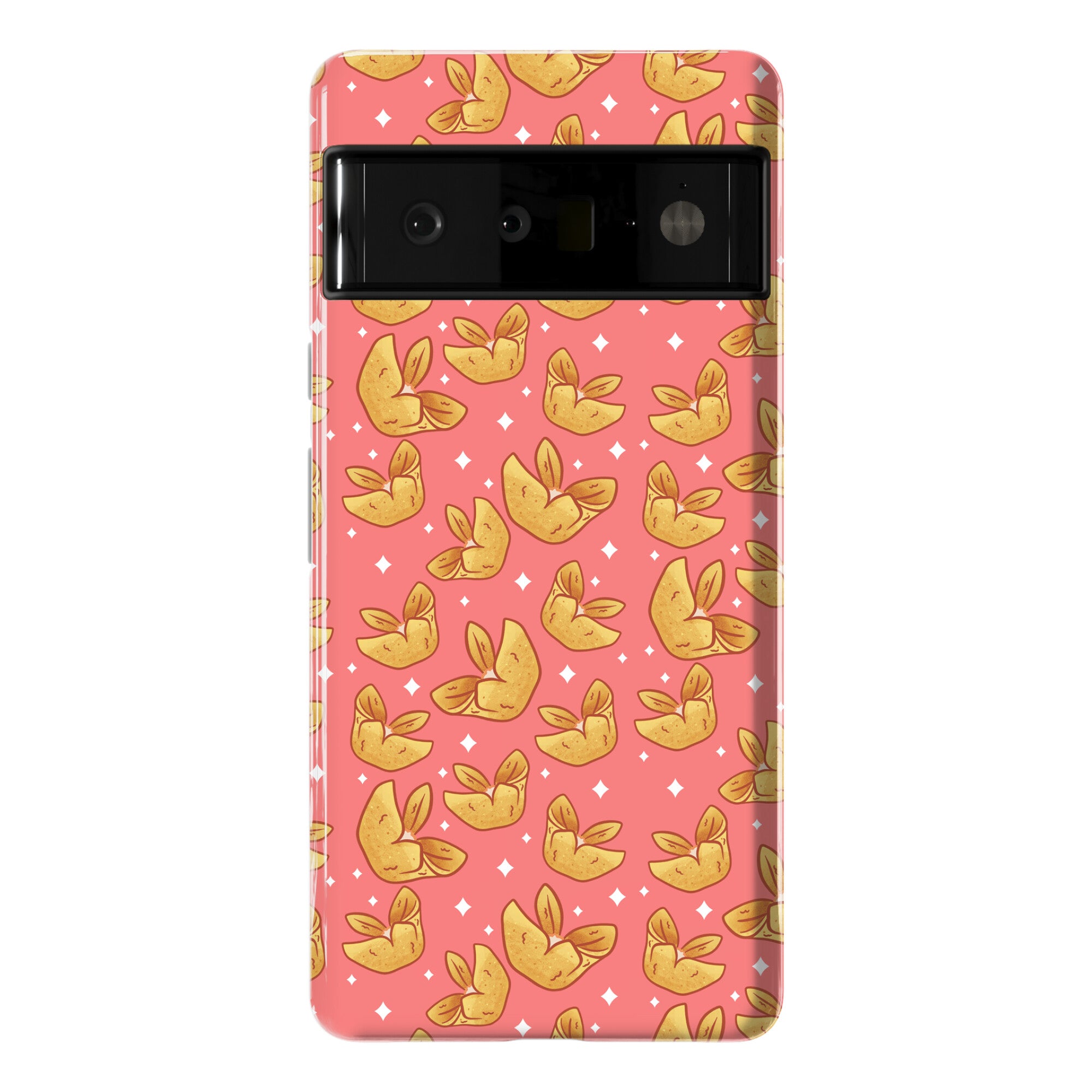 Crab Rangoons Pattern Red Phone Case