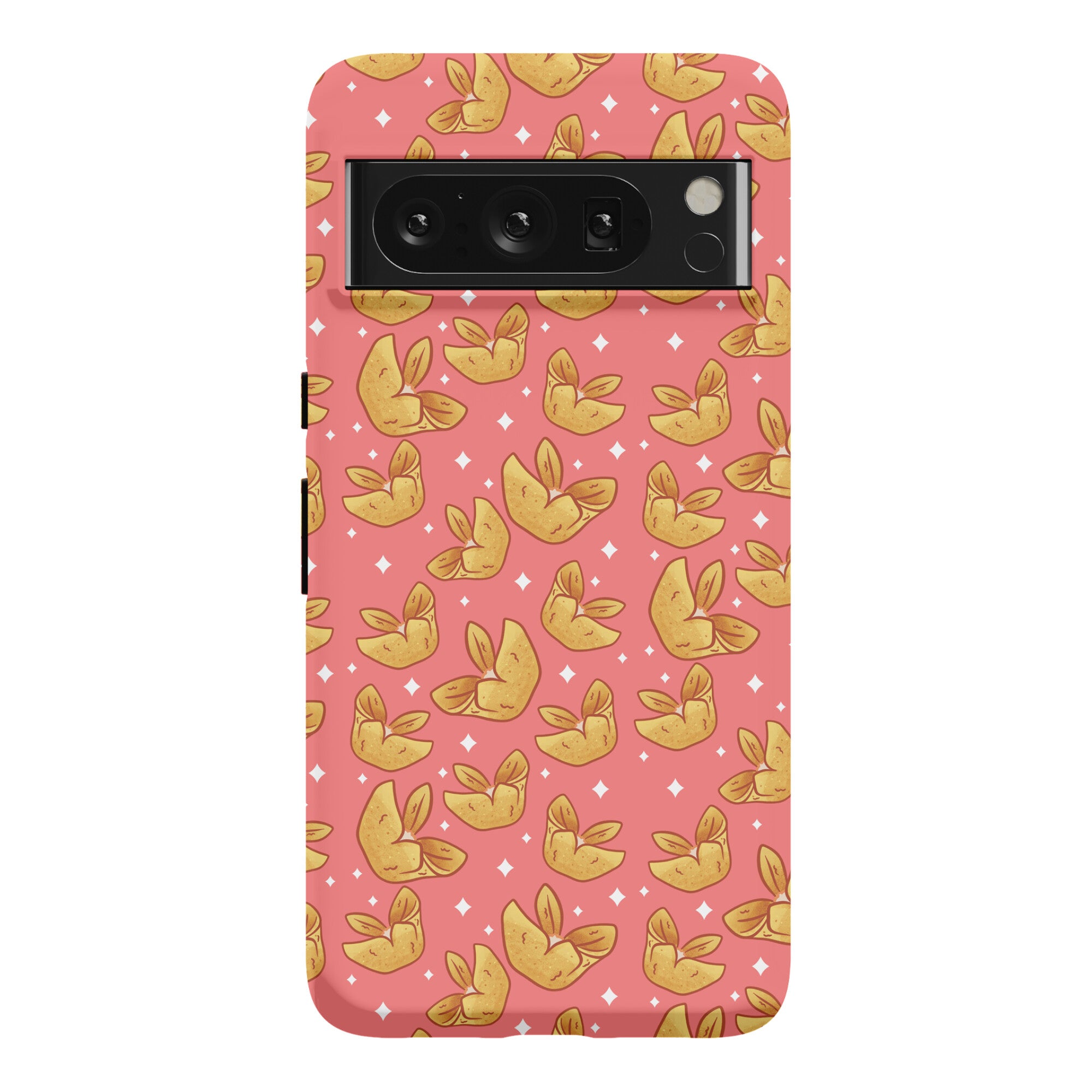 Crab Rangoons Pattern Red Phone Case