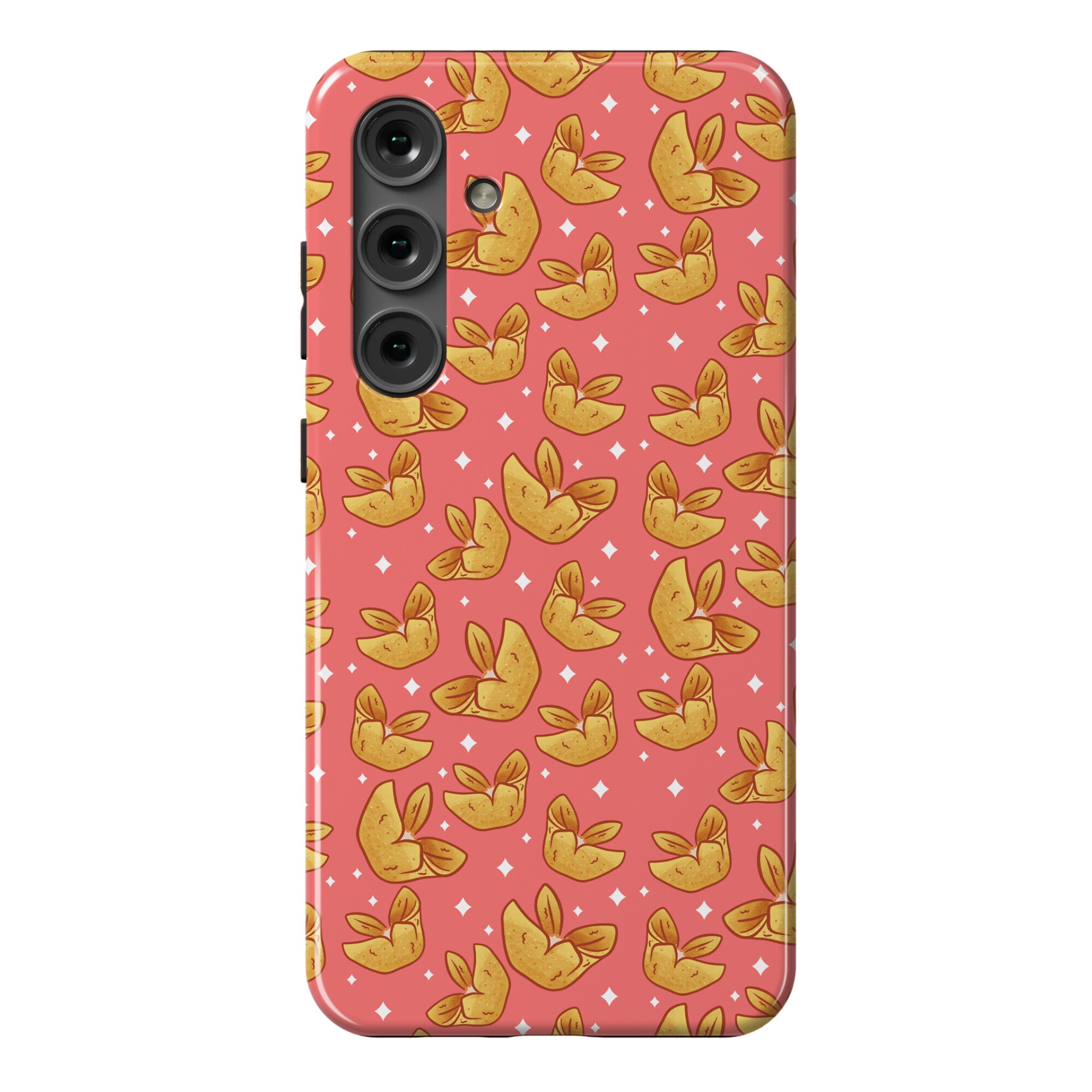 Crab Rangoons Pattern Red Phone Case