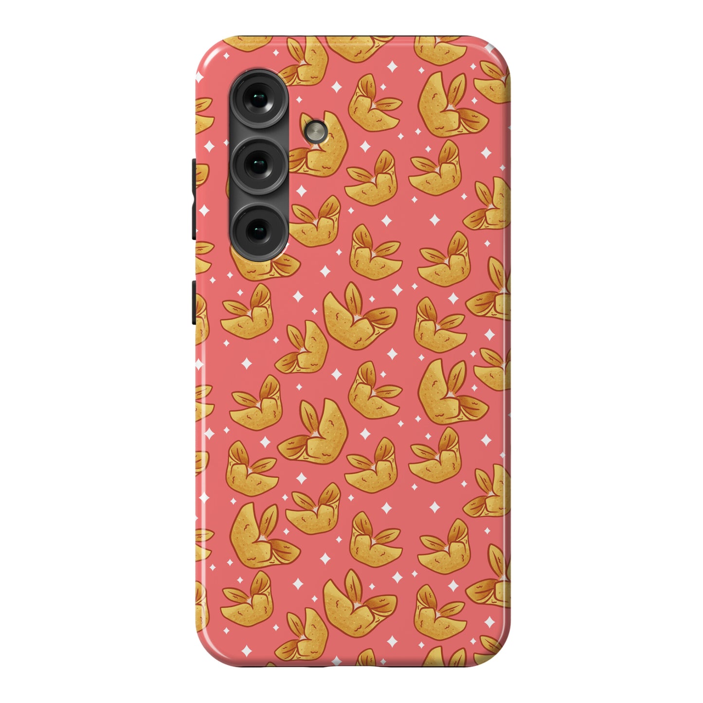 Crab Rangoons Pattern Red Phone Case