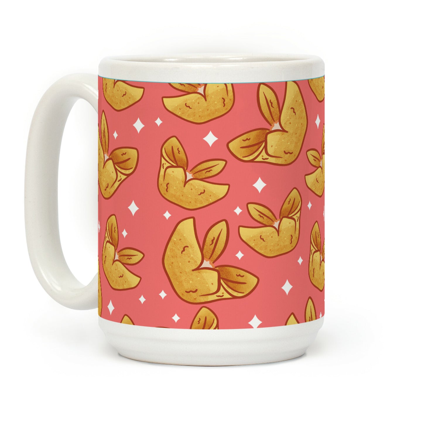 Crab Rangoons Pattern Red Coffee Mug