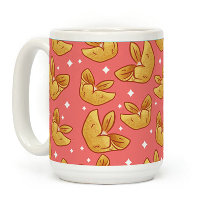 Crab Rangoons Pattern Red Coffee Mug