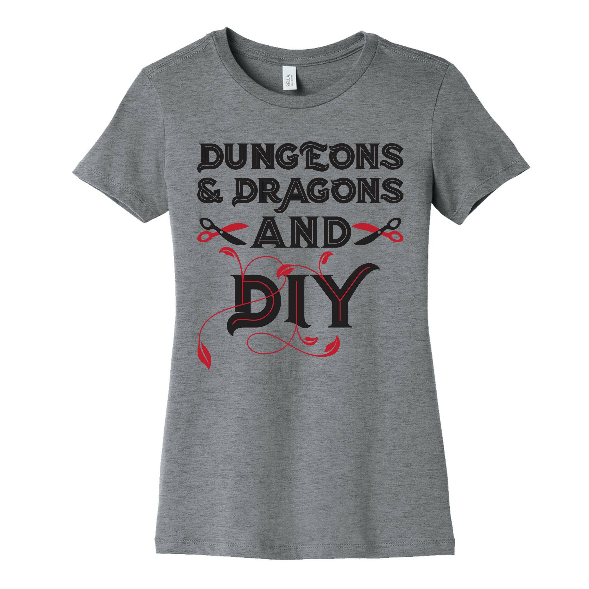 Dungeons & Dragons And DIY Women's Cotton Tee