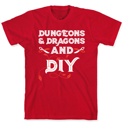 Dungeons & Dragons And DIY T-Shirt