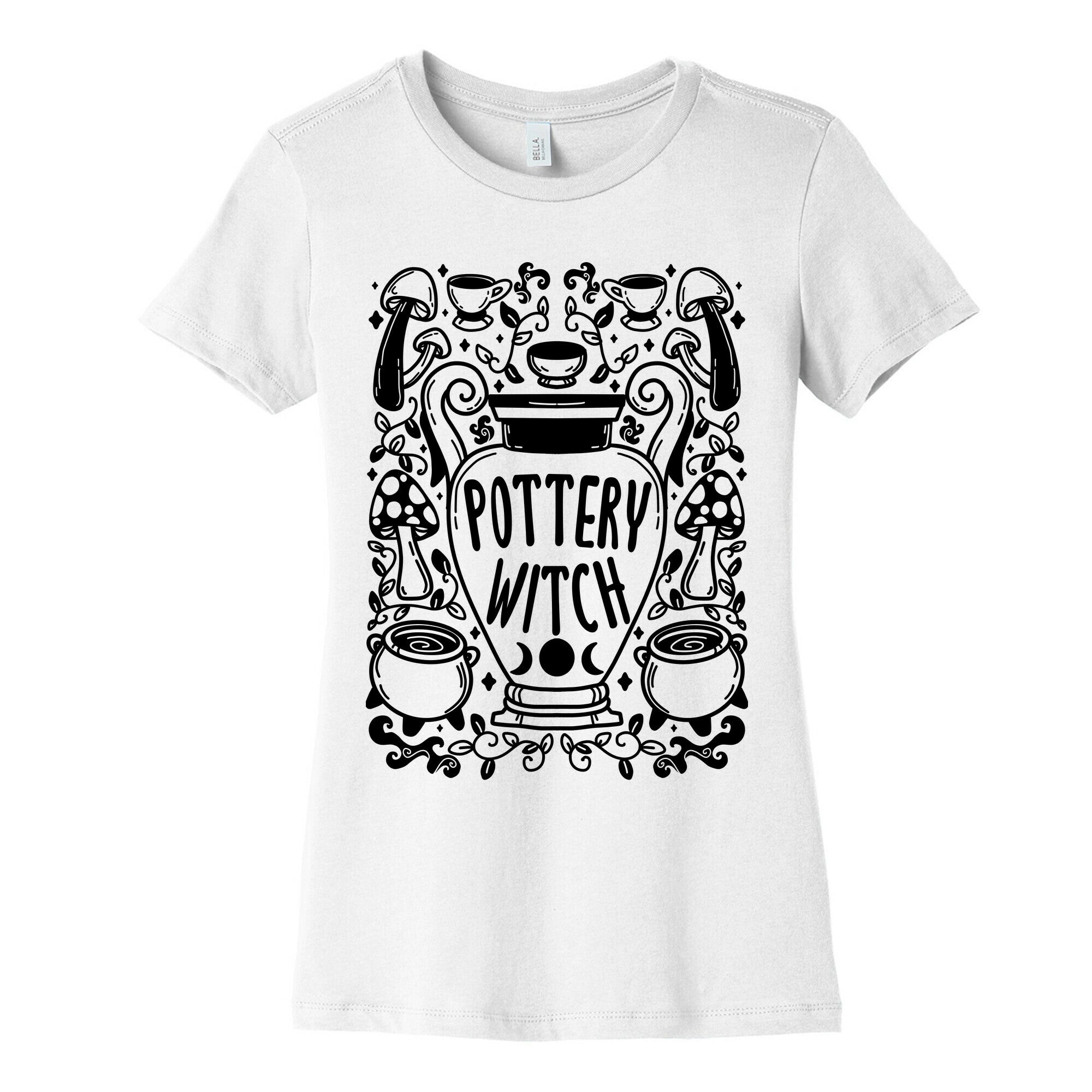 Pottery Witch Women's Cotton Tee