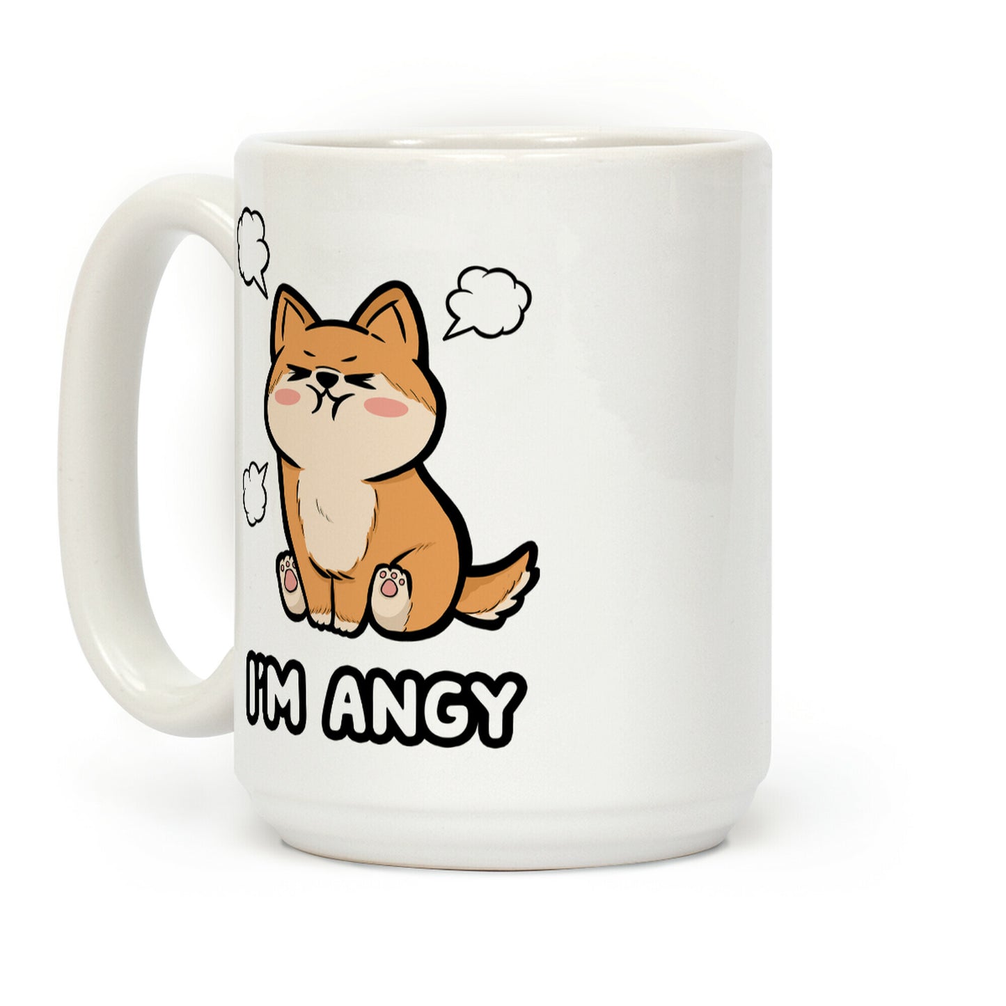 I'm Angy Shiba Inu Coffee Mug