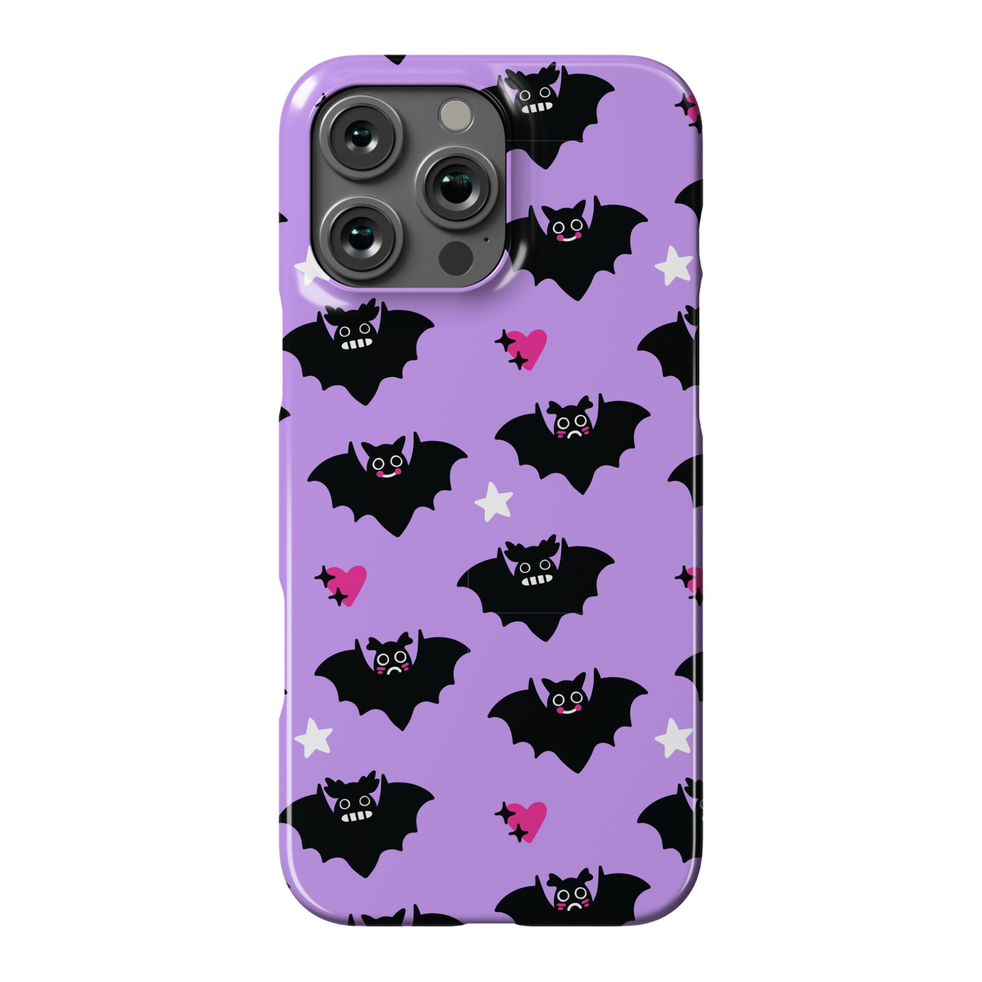 Pastel Goth Bats Pattern Phone Case