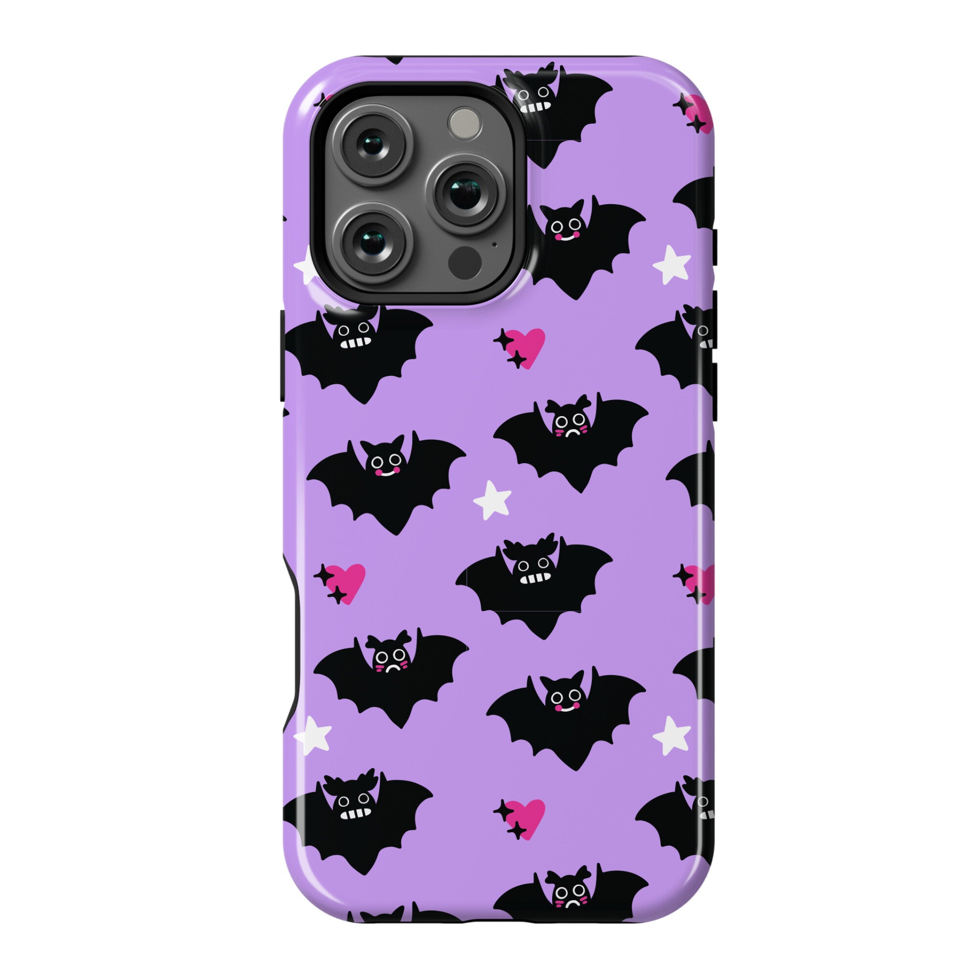 Pastel Goth Bats Pattern Phone Case