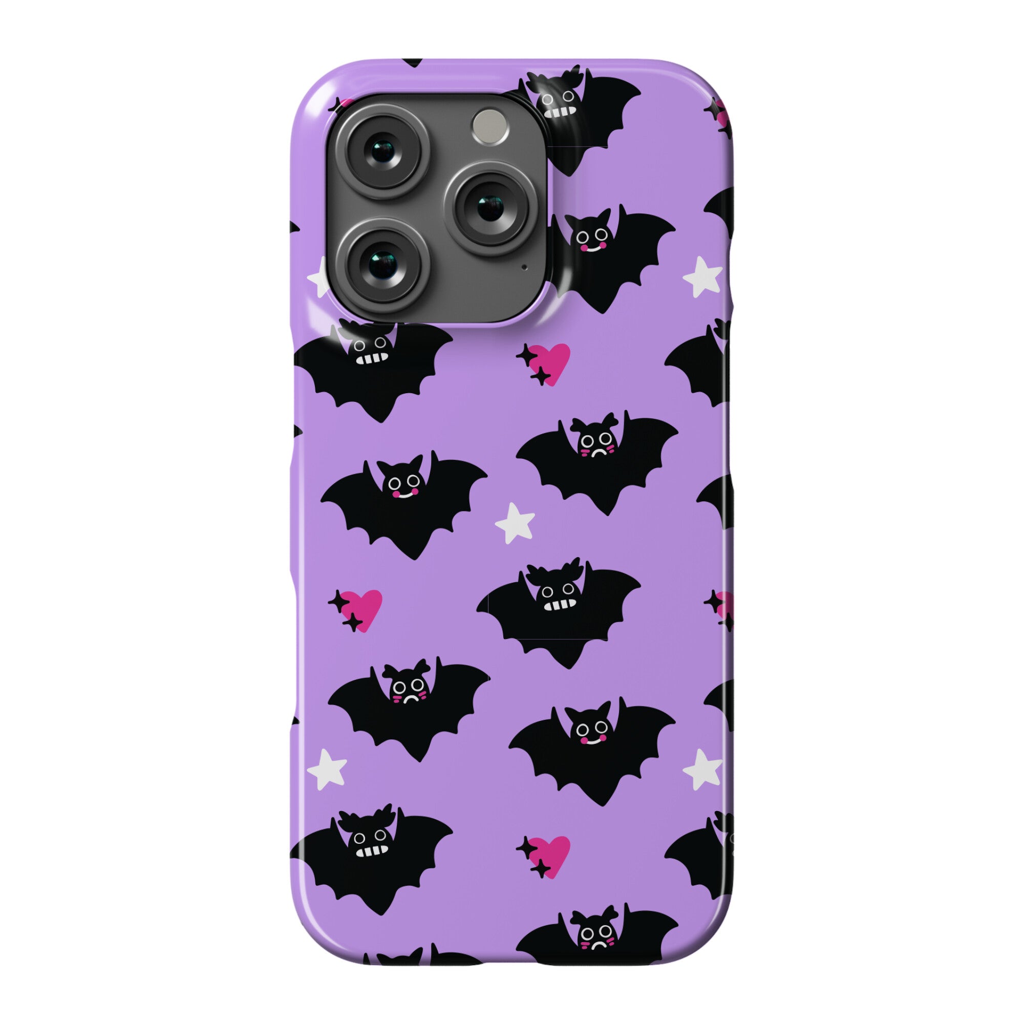 Pastel Goth Bats Pattern Phone Case
