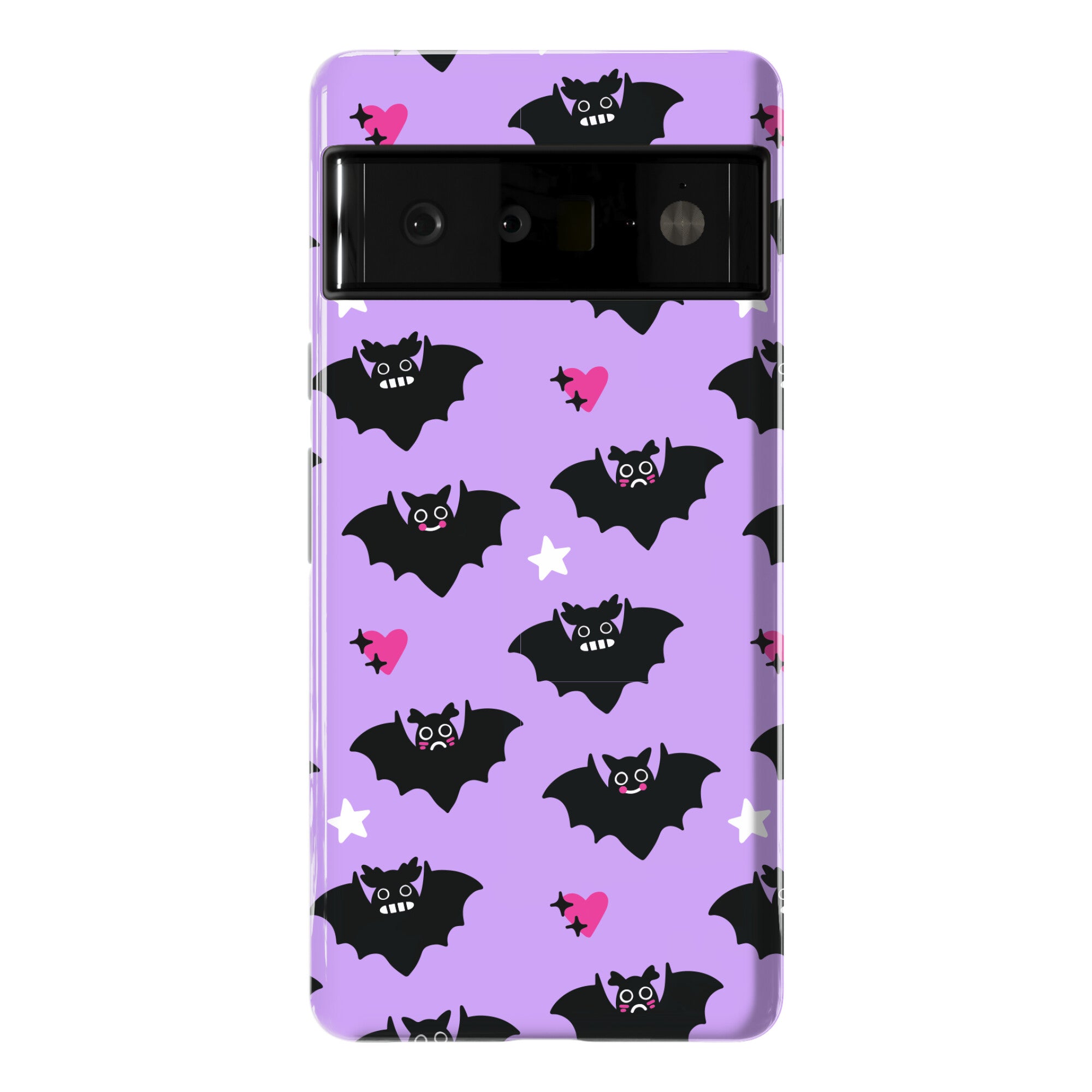 Pastel Goth Bats Pattern Phone Case