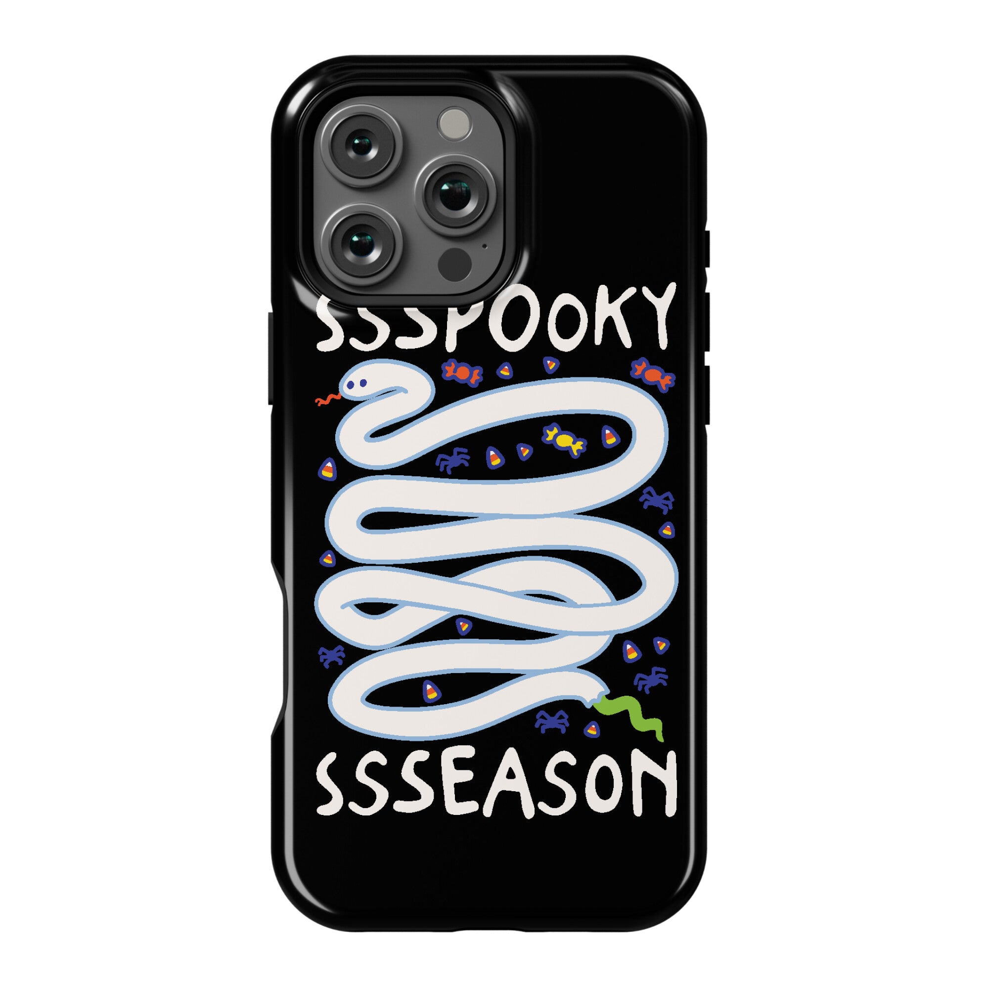 Ssspooky Ssseason Snake  Phone Case