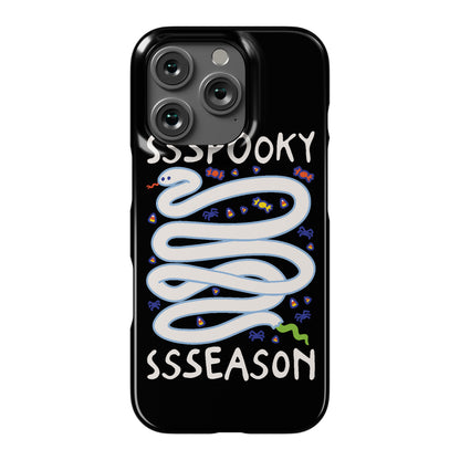 Ssspooky Ssseason Snake  Phone Case