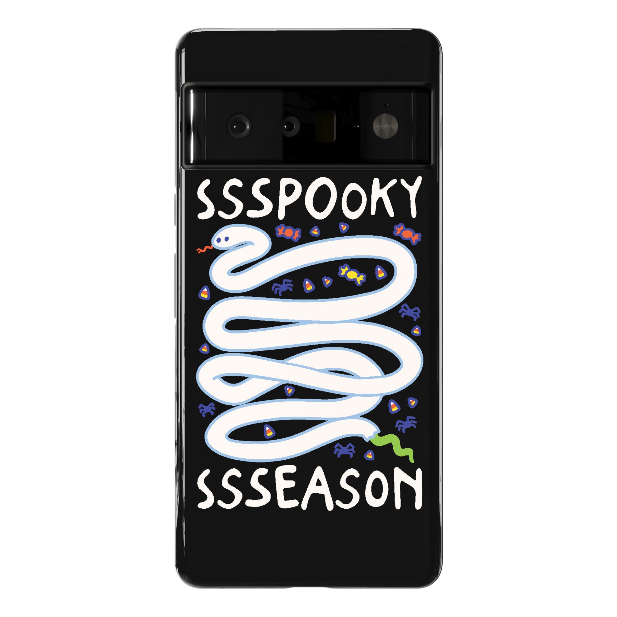 Ssspooky Ssseason Snake  Phone Case