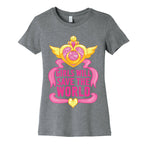 Girls Will Save The World Women's Cotton Tee