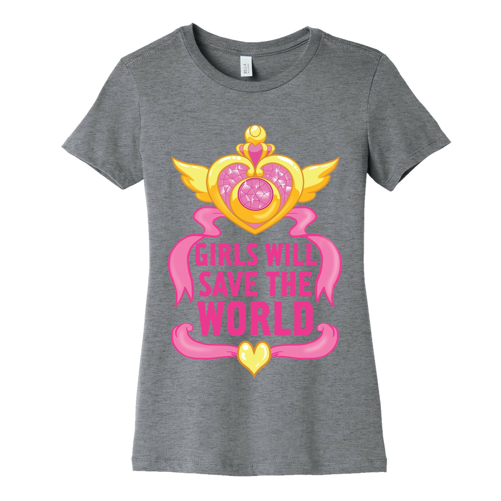 Girls Will Save The World Women's Cotton Tee