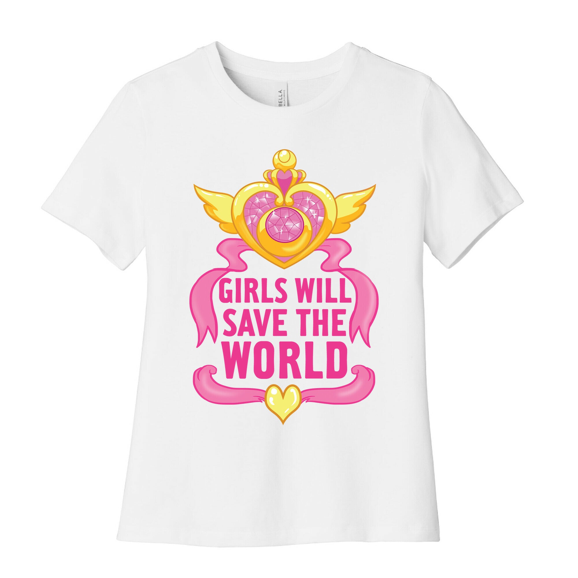 Girls Will Save The World Women's Cotton Tee