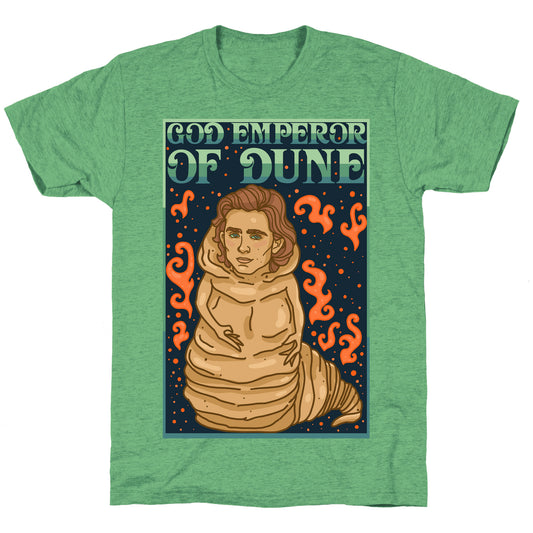 God Emperor Of Dune TimothÃ©e Chalamet Unisex Triblend Tee