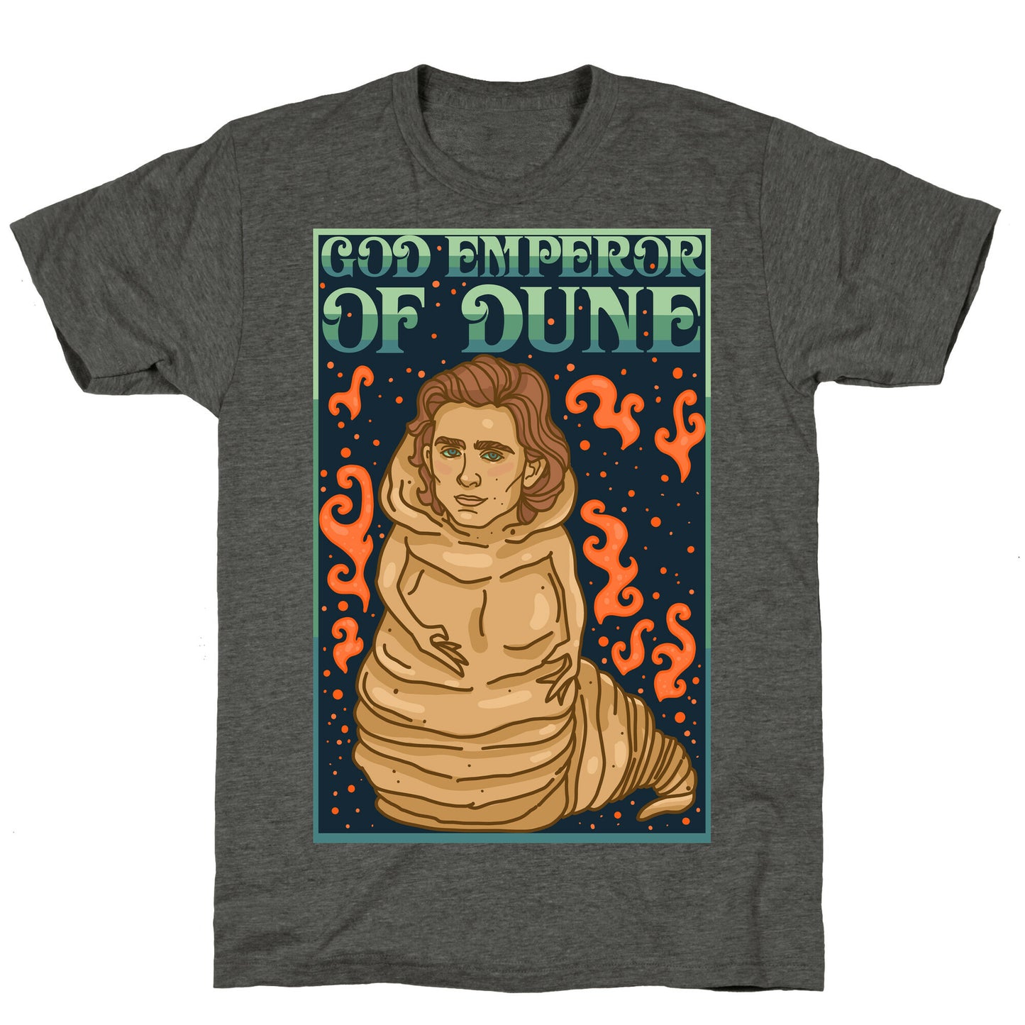 God Emperor Of Dune TimothÃ©e Chalamet Unisex Triblend Tee