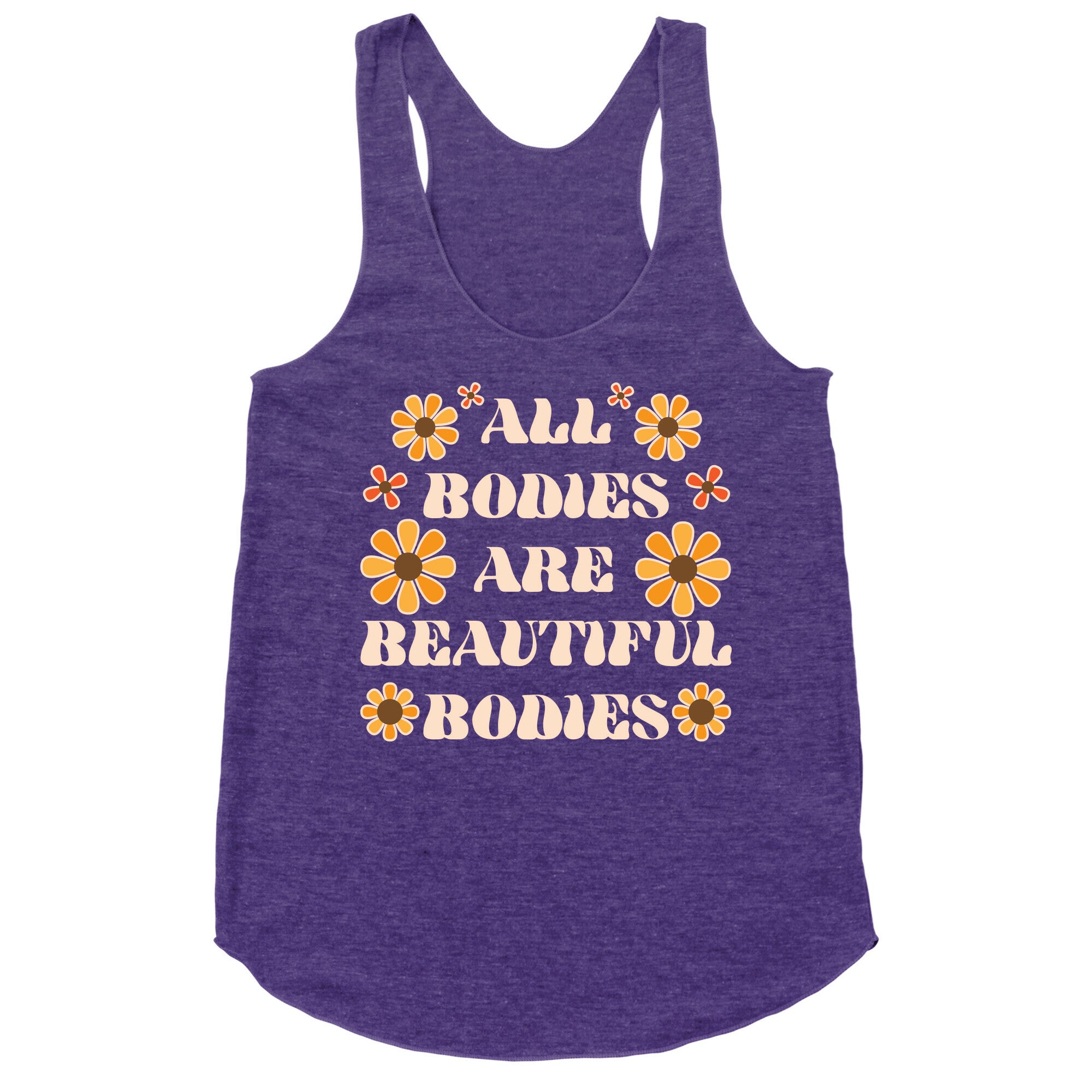 All Bodies Are Beautiful Bodies Racerback Tank