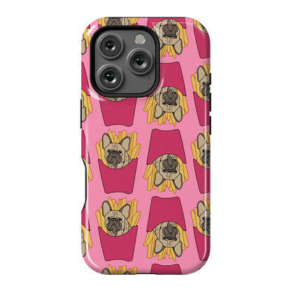 French Fry French Bulldog Pattern Phone Case
