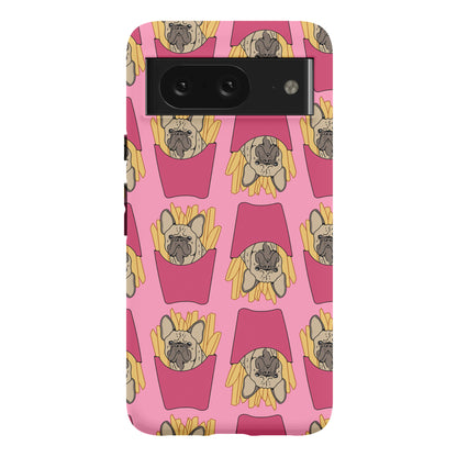 French Fry French Bulldog Pattern Phone Case