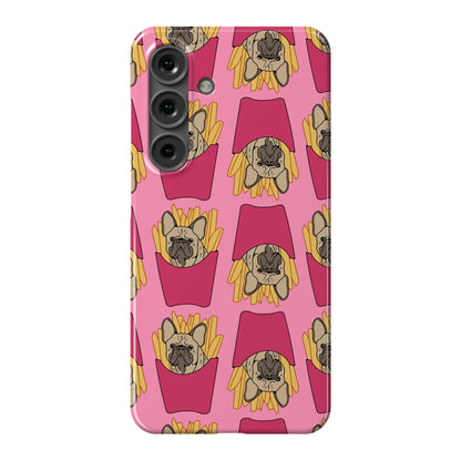 French Fry French Bulldog Pattern Phone Case