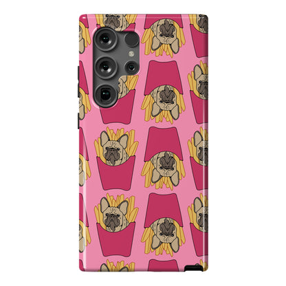 French Fry French Bulldog Pattern Phone Case