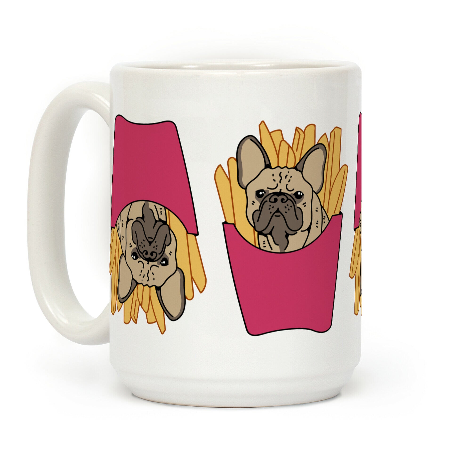 French Fry French Bulldog Coffee Mug