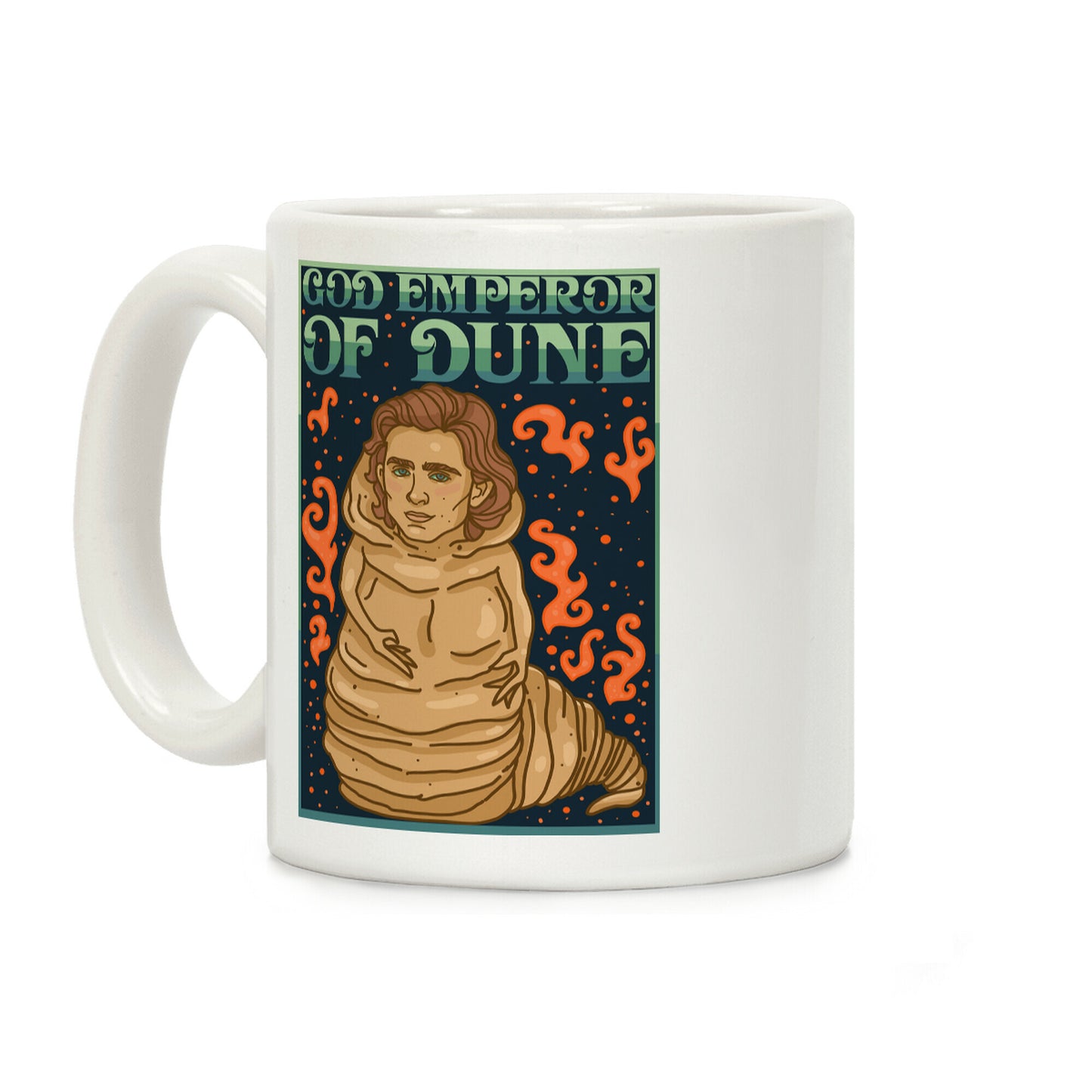 God Emperor Of Dune Timothe Chalamet Coffee Mug