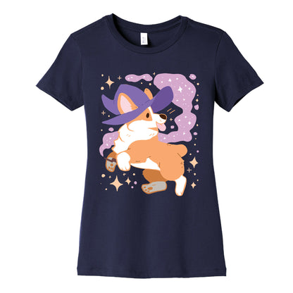 Witch Corgi Women's Cotton Tee