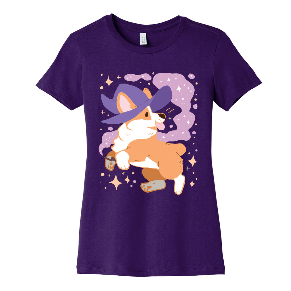 Witch Corgi Women's Cotton Tee