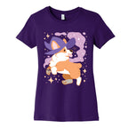 Witch Corgi Women's Cotton Tee