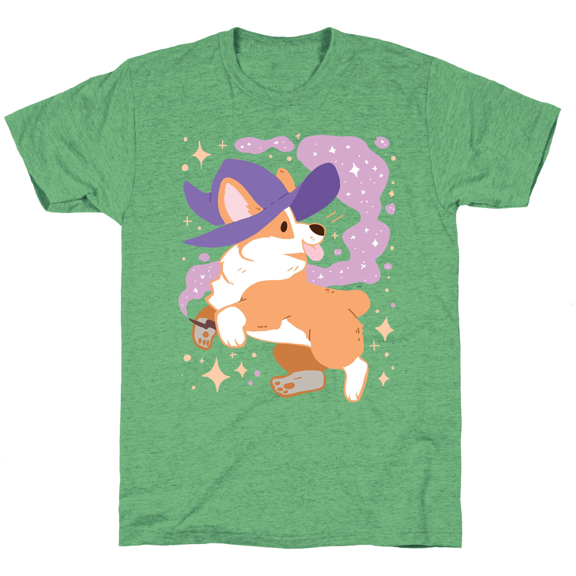 Witch Corgi Unisex Triblend Tee