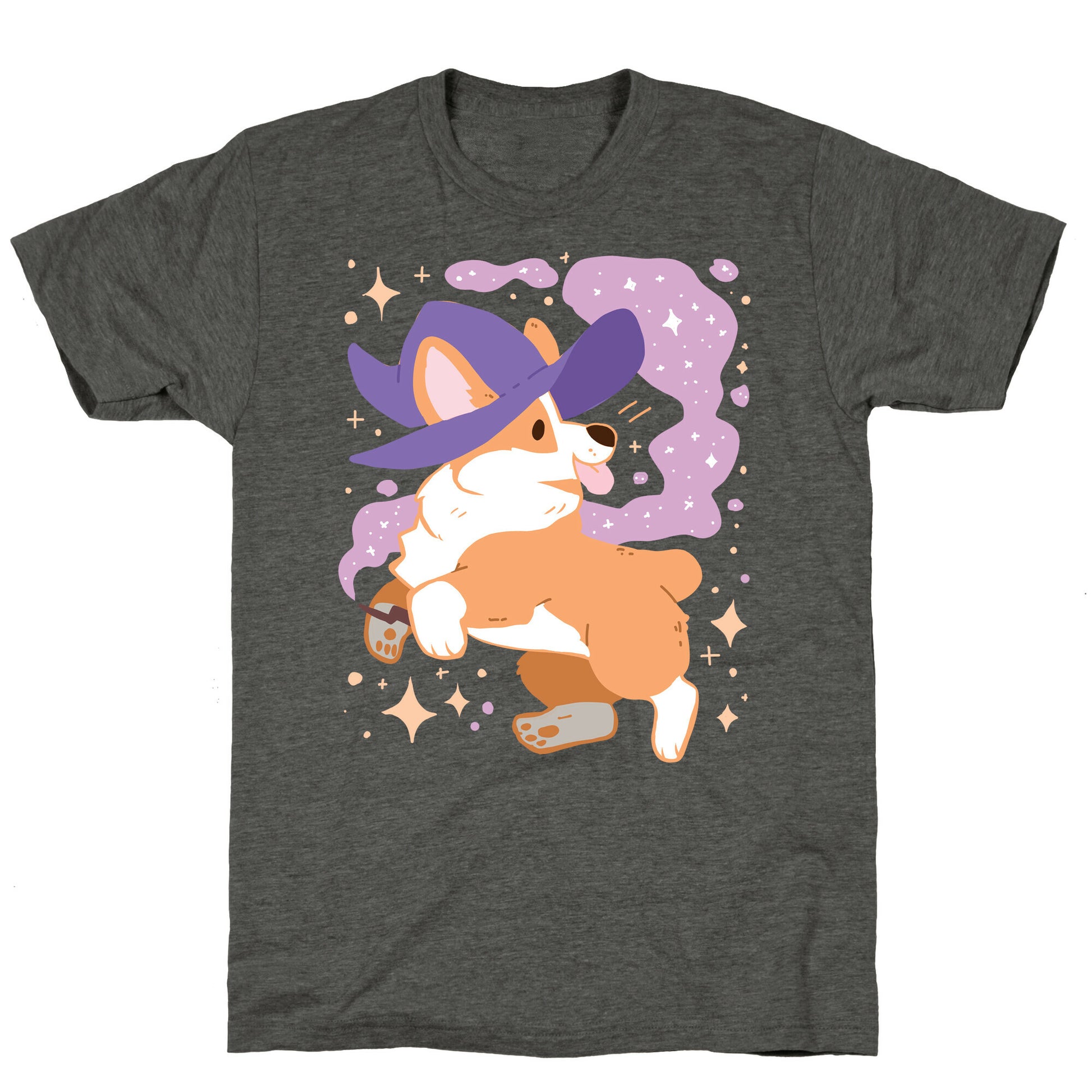 Witch Corgi Unisex Triblend Tee