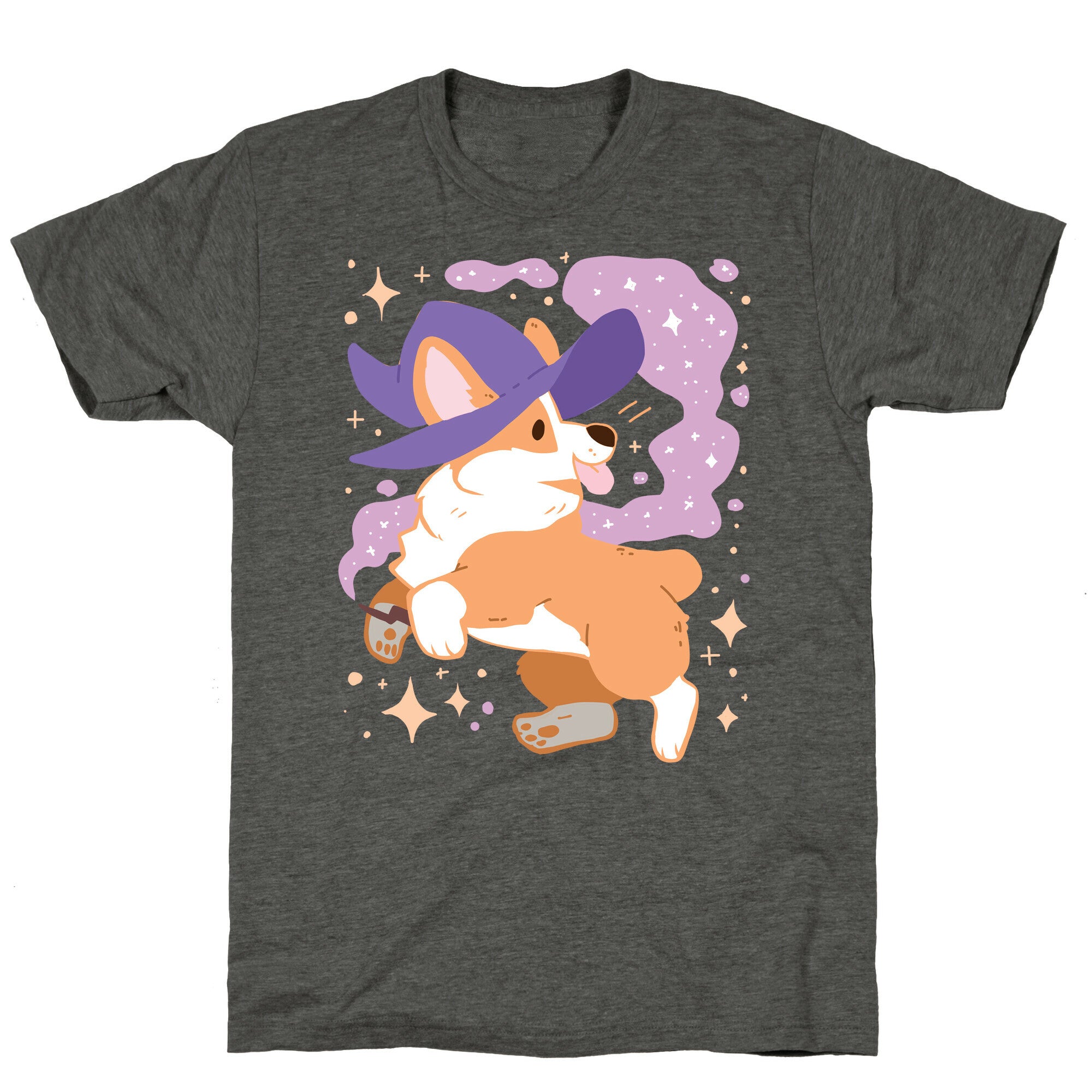Witch Corgi Unisex Triblend Tee