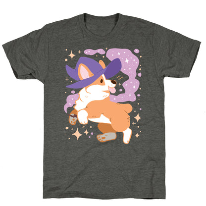 Witch Corgi Unisex Triblend Tee