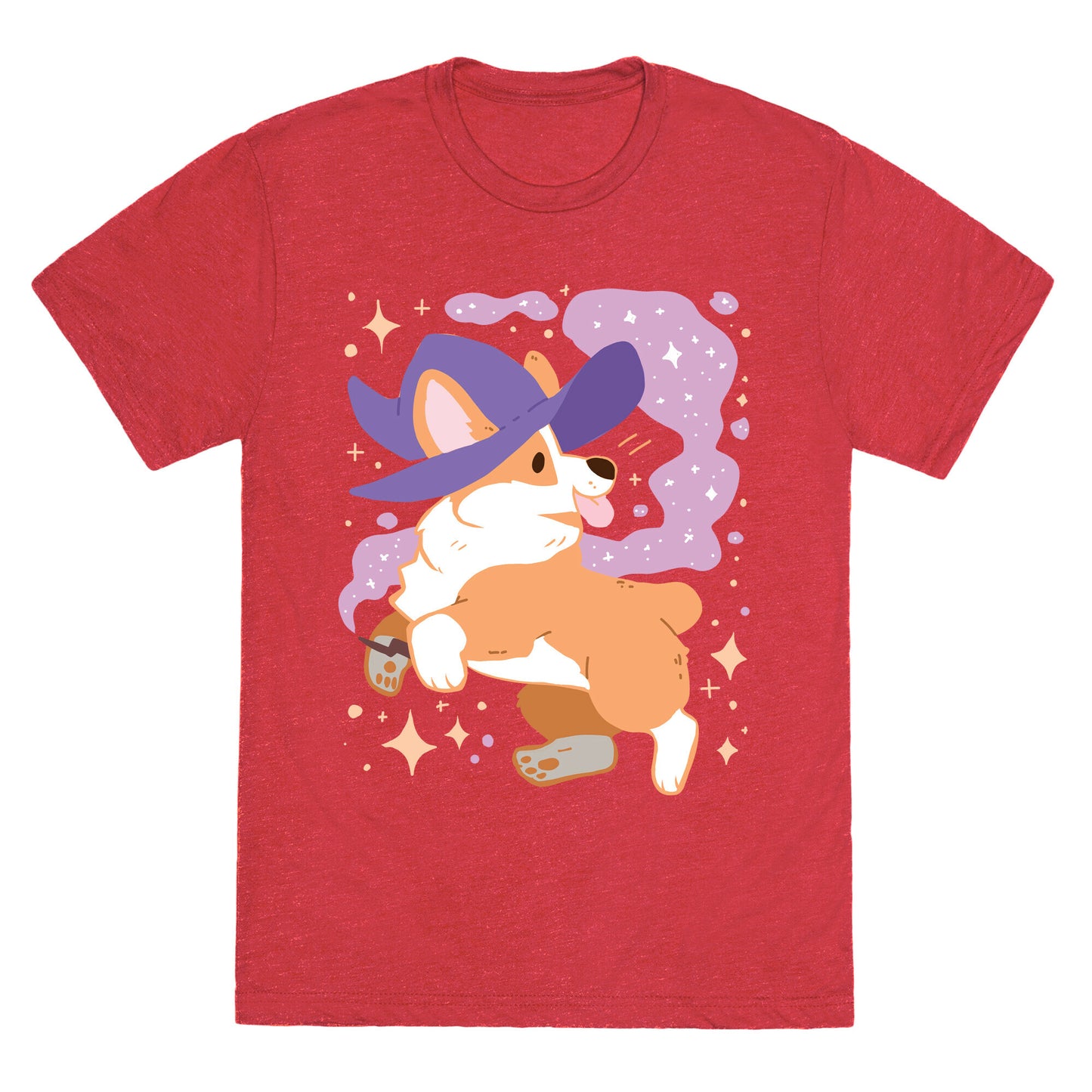 Witch Corgi Unisex Triblend Tee