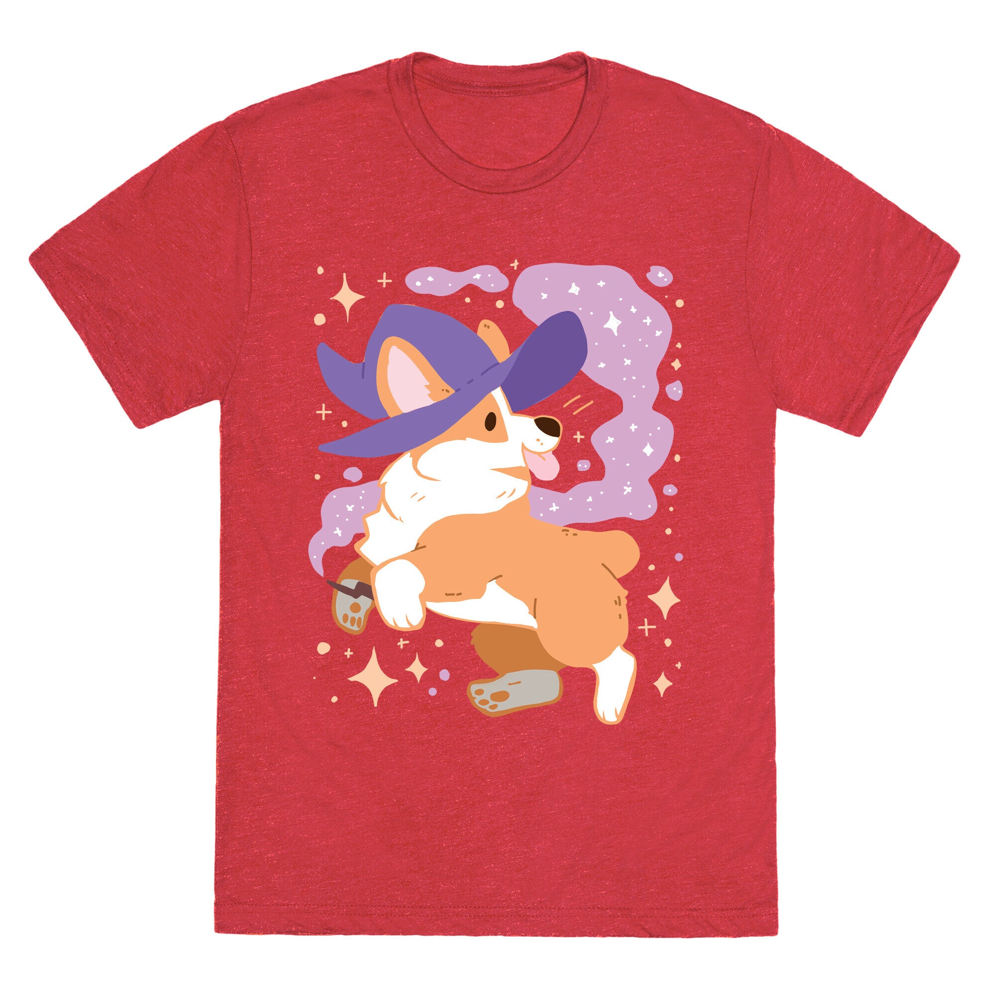 Witch Corgi Unisex Triblend Tee