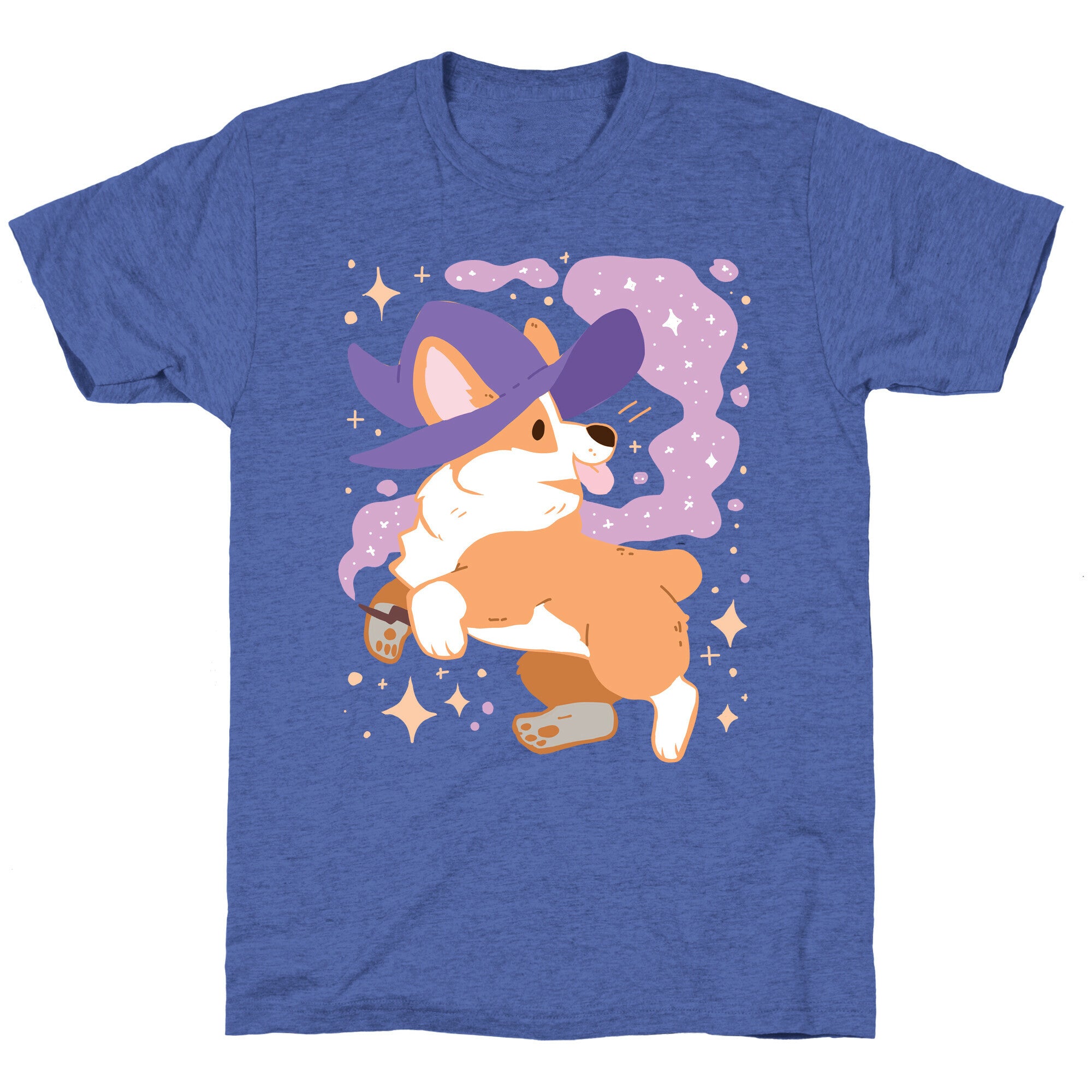 Witch Corgi Unisex Triblend Tee