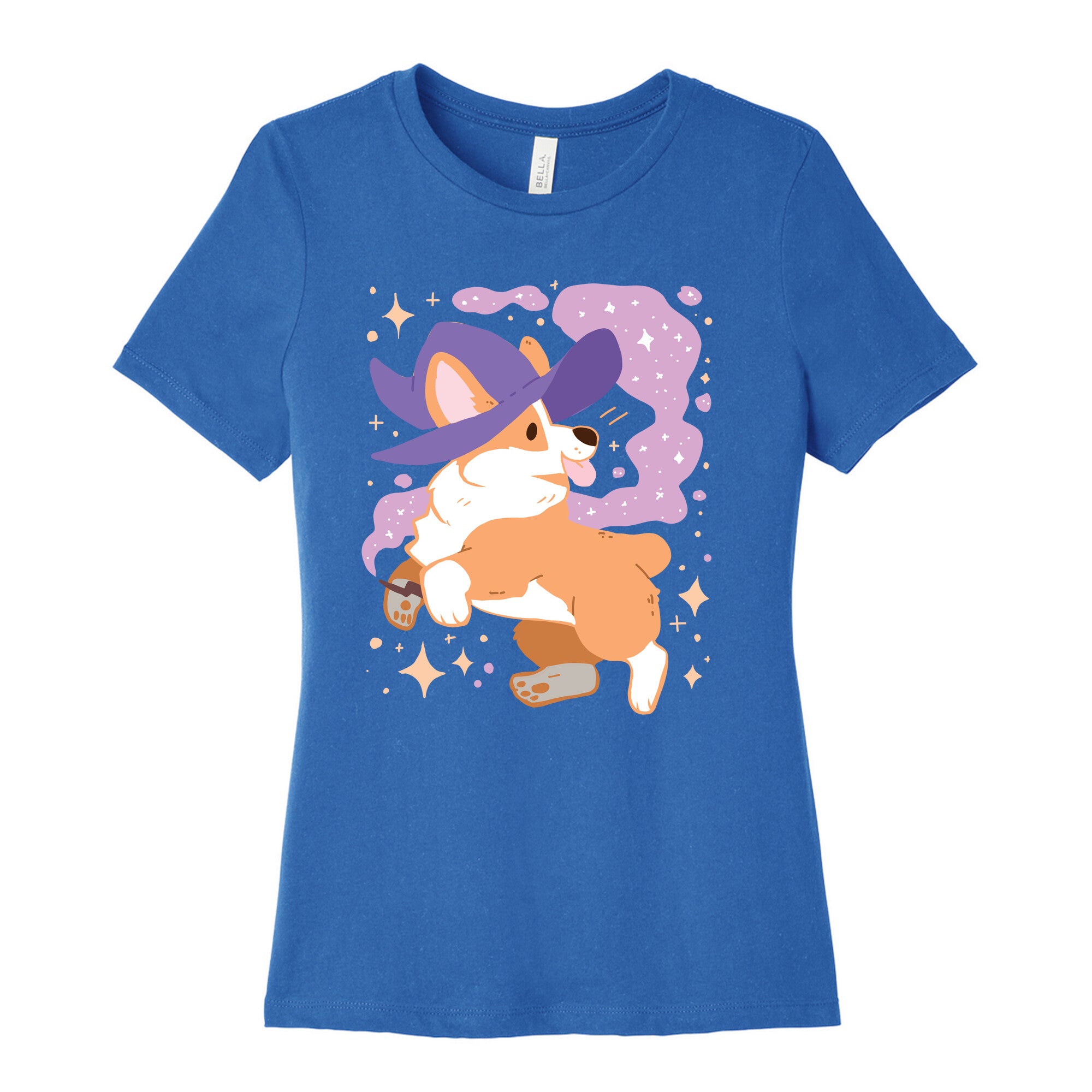 Witch Corgi Women's Cotton Tee