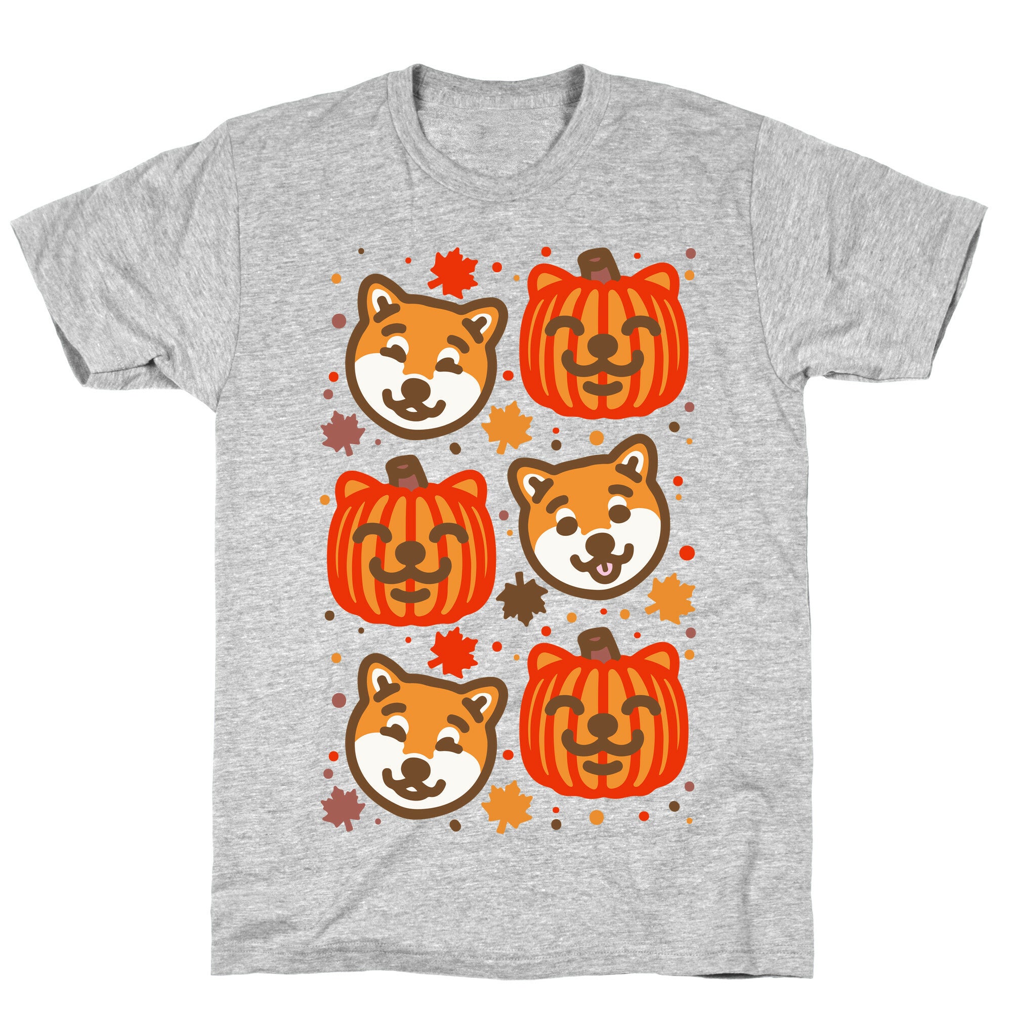 Shiba Inu Pumpkins T-Shirt