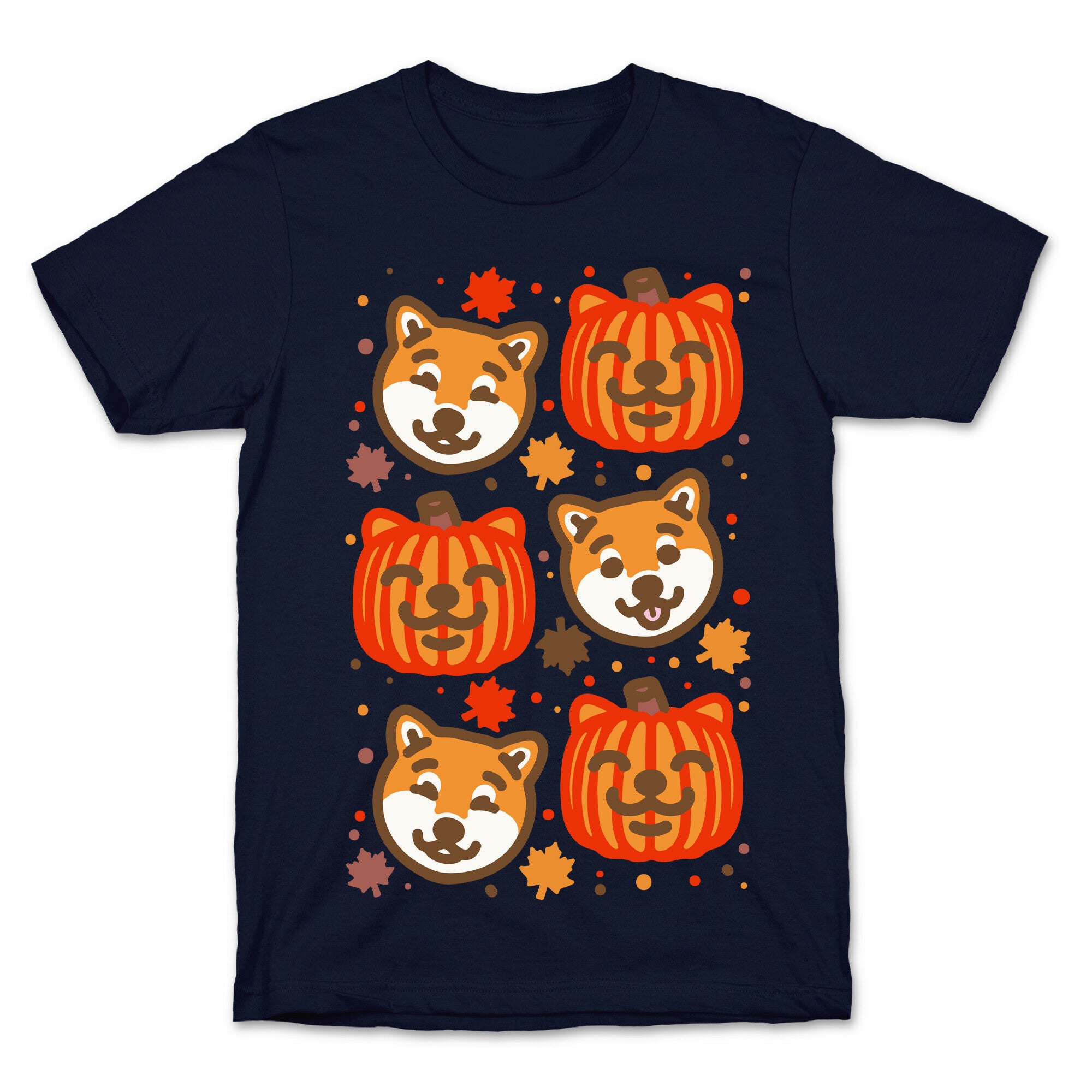 Shiba Inu Pumpkins T-Shirt